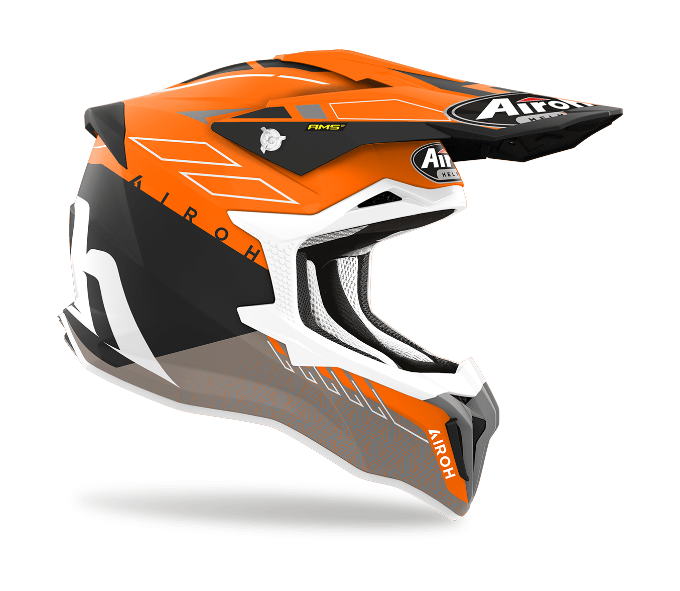 Airoh Motocross Helmet Strycker Skin - Matte Orange