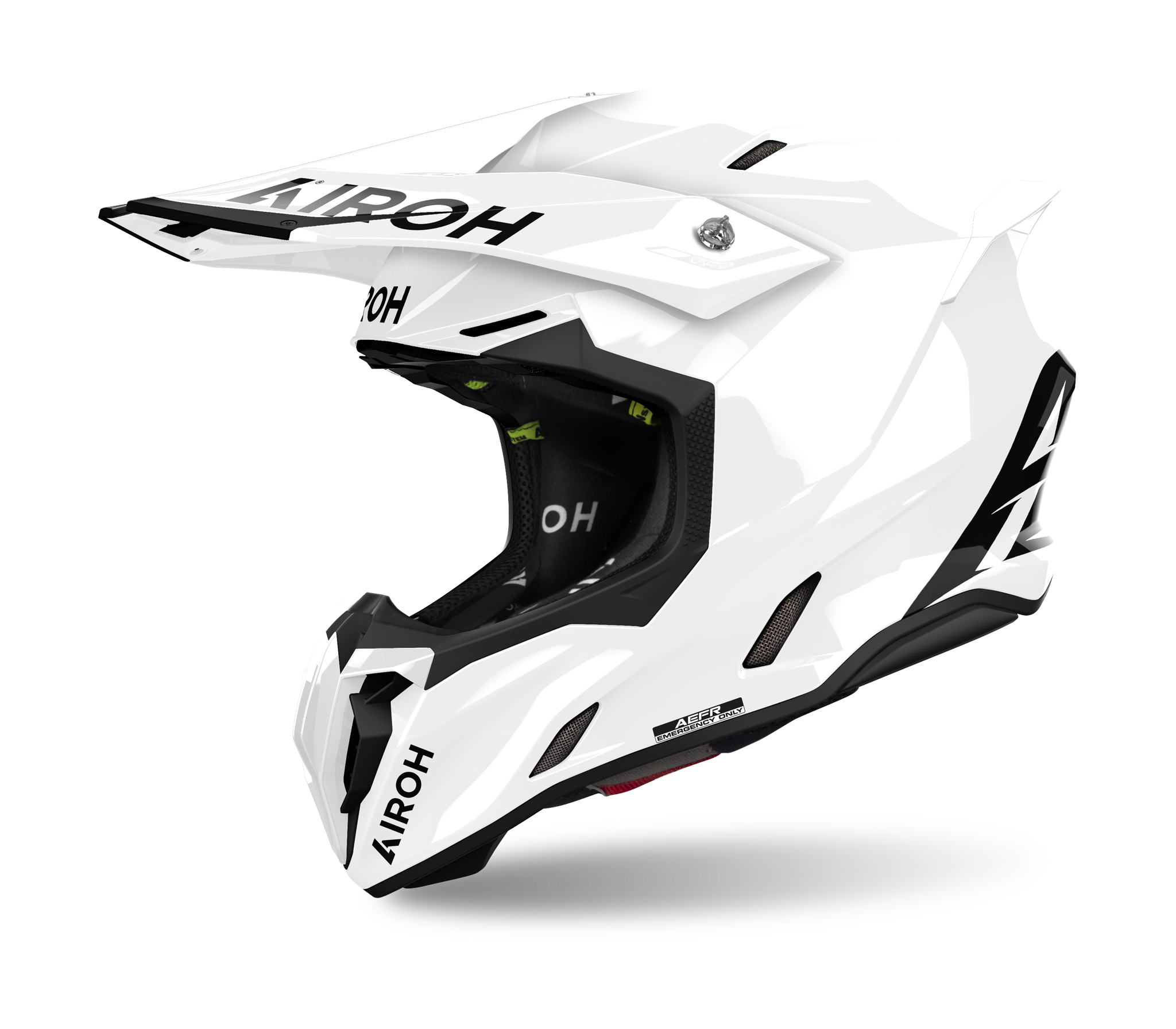 Airoh Motocross Helmet Twist 3 Color - Gloss White