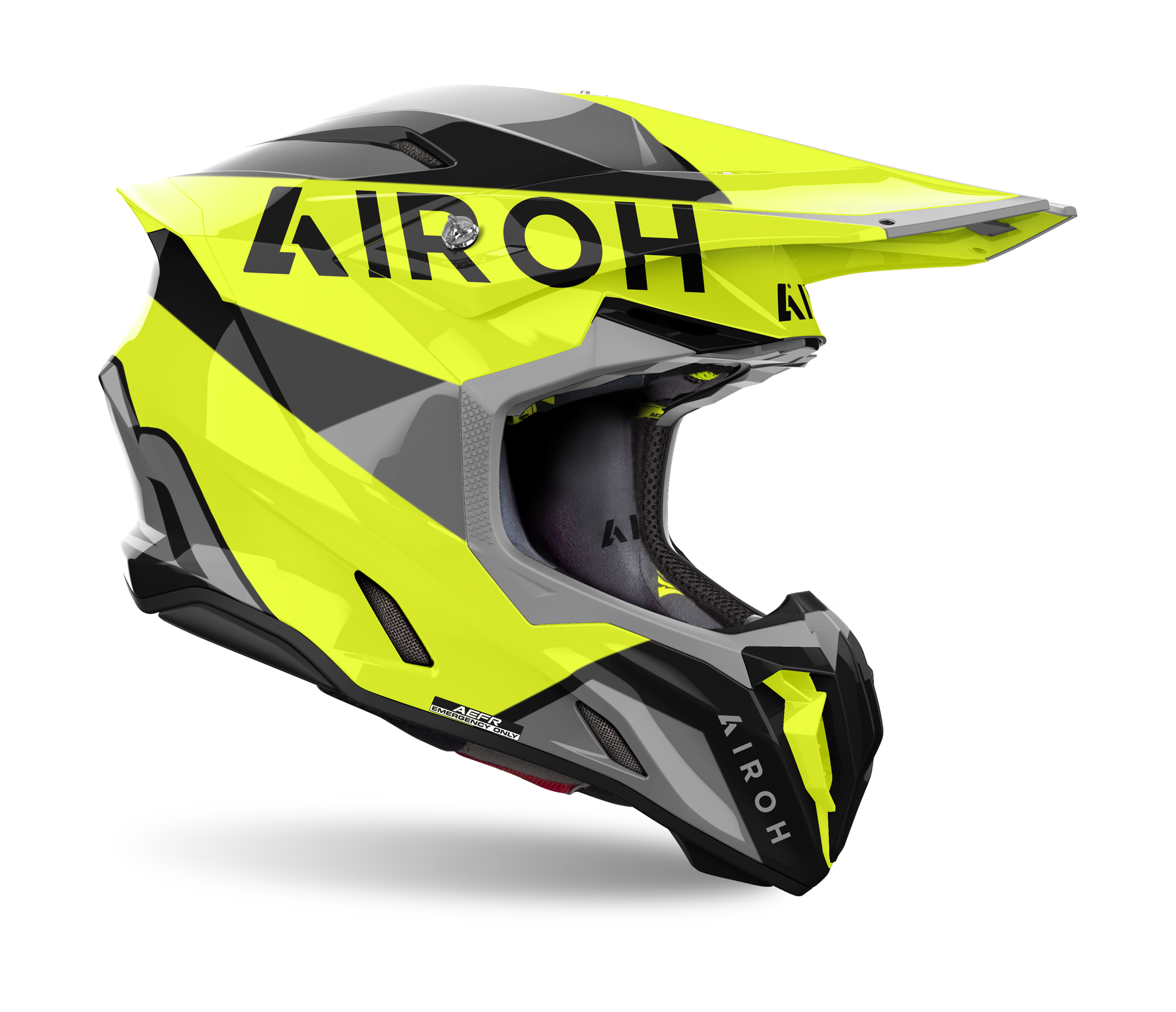 Airoh Motocross Helmet Twist 3 King - Gloss Yellow
