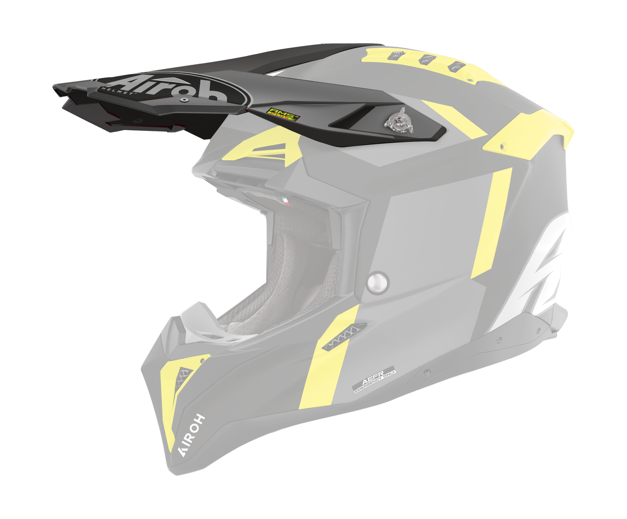 Airoh Helmet Visor Aviator 3 Glory - Matte Yellow