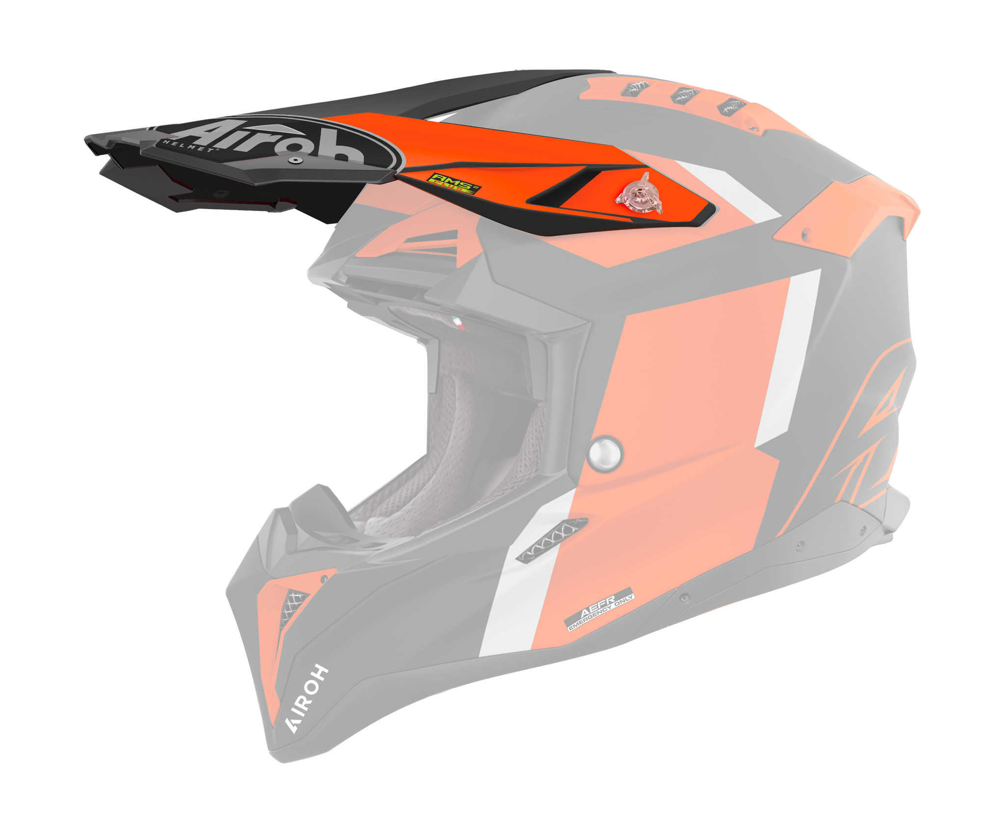 Airoh Helmet Visor Aviator 3 Glory - Matte Orange