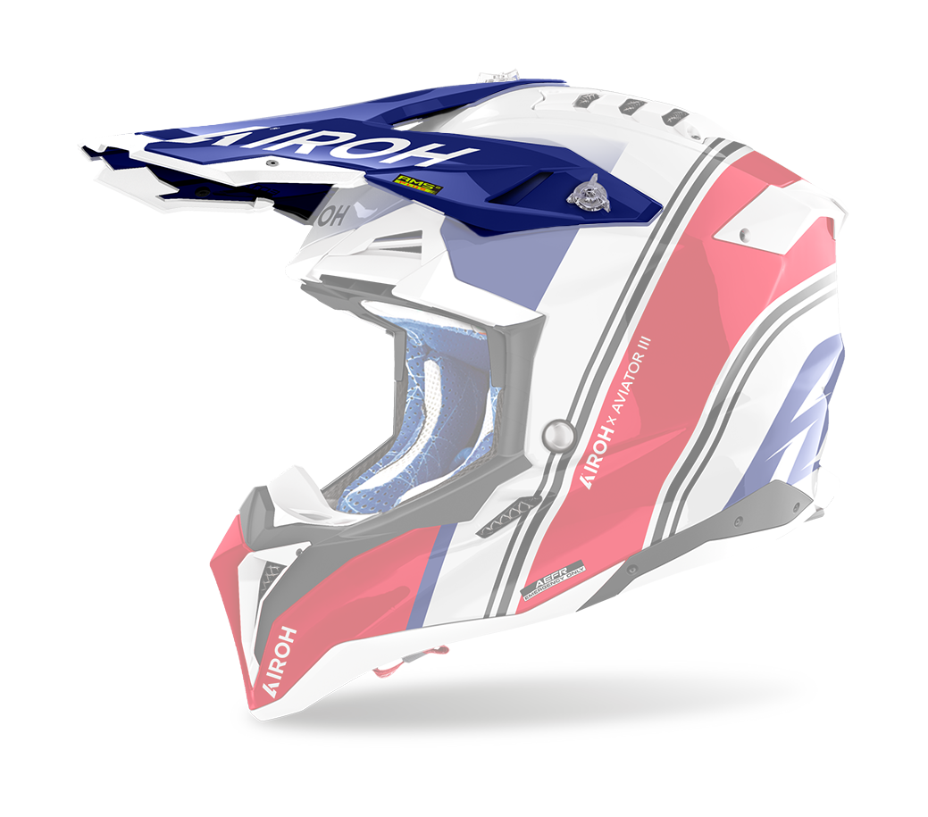 Airoh Helmet Visor Aviator 3 Hima - Gloss Red