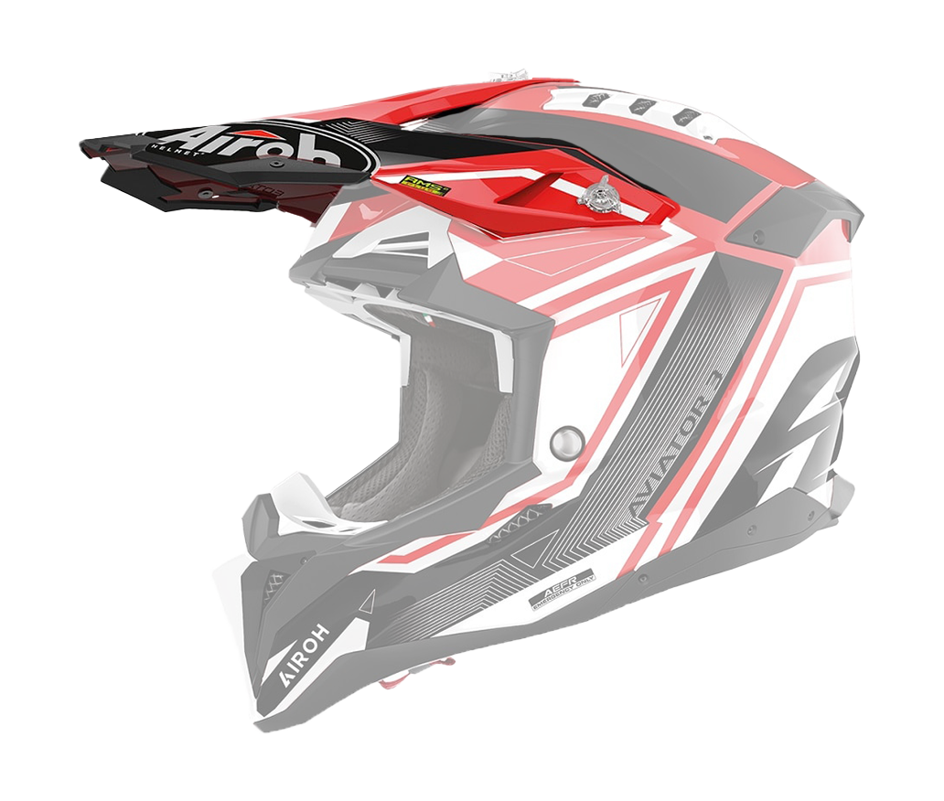 Airoh Helmet Visor Aviator 3 League - Gloss Red