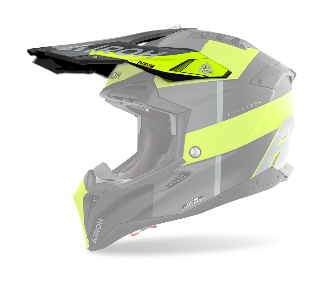 Airoh Helmet Visor Aviator 3 Monarch - Matte Yellow