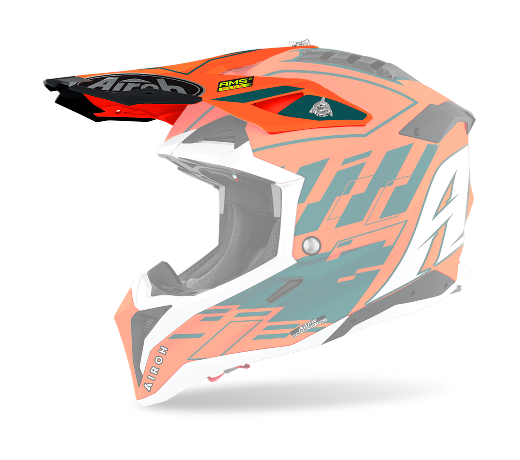 Airoh Helmet Visor Aviator 3 Rampage - Matte Fluo Orange