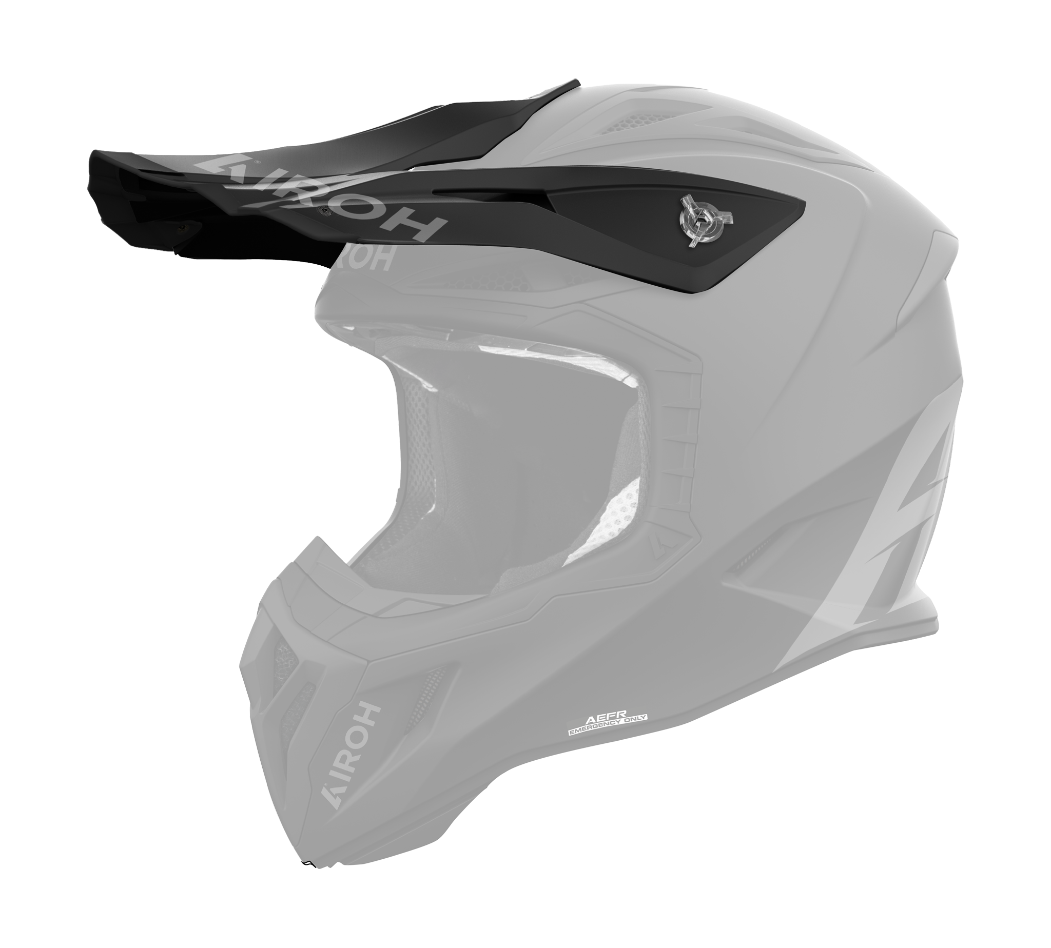 Airoh Helmet Visor Aviator Ace 2 Color - Matte Black