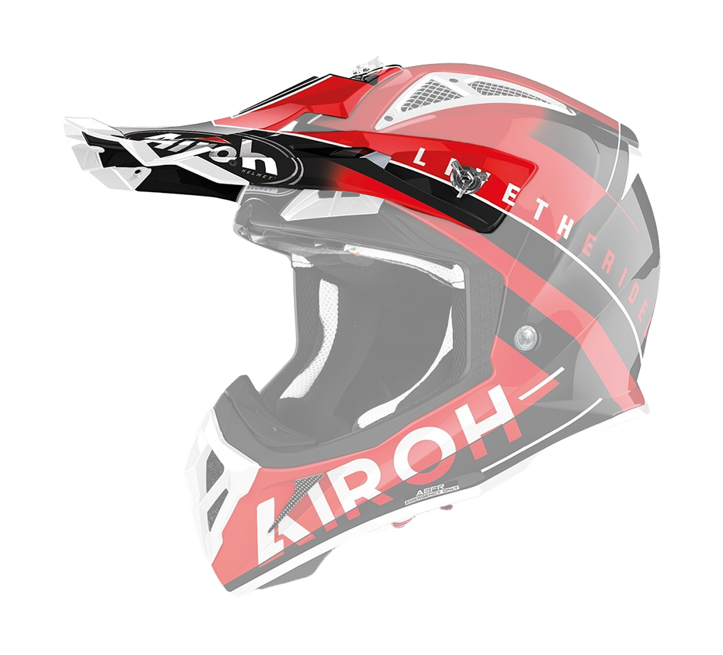 Airoh Helmet Visor Aviator Ace Amaze - Gloss Red