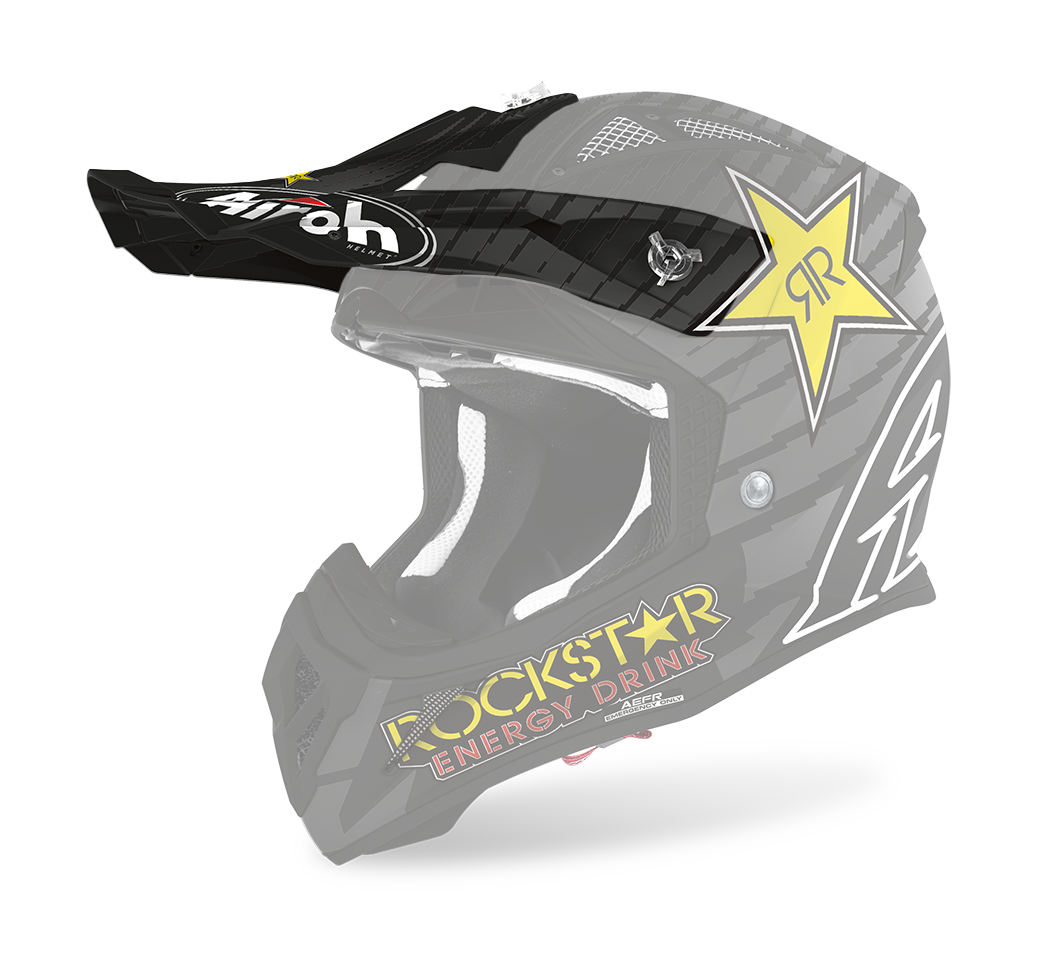 Airoh Helmet Visor Aviator Ace Rockstar - Matte White / Black