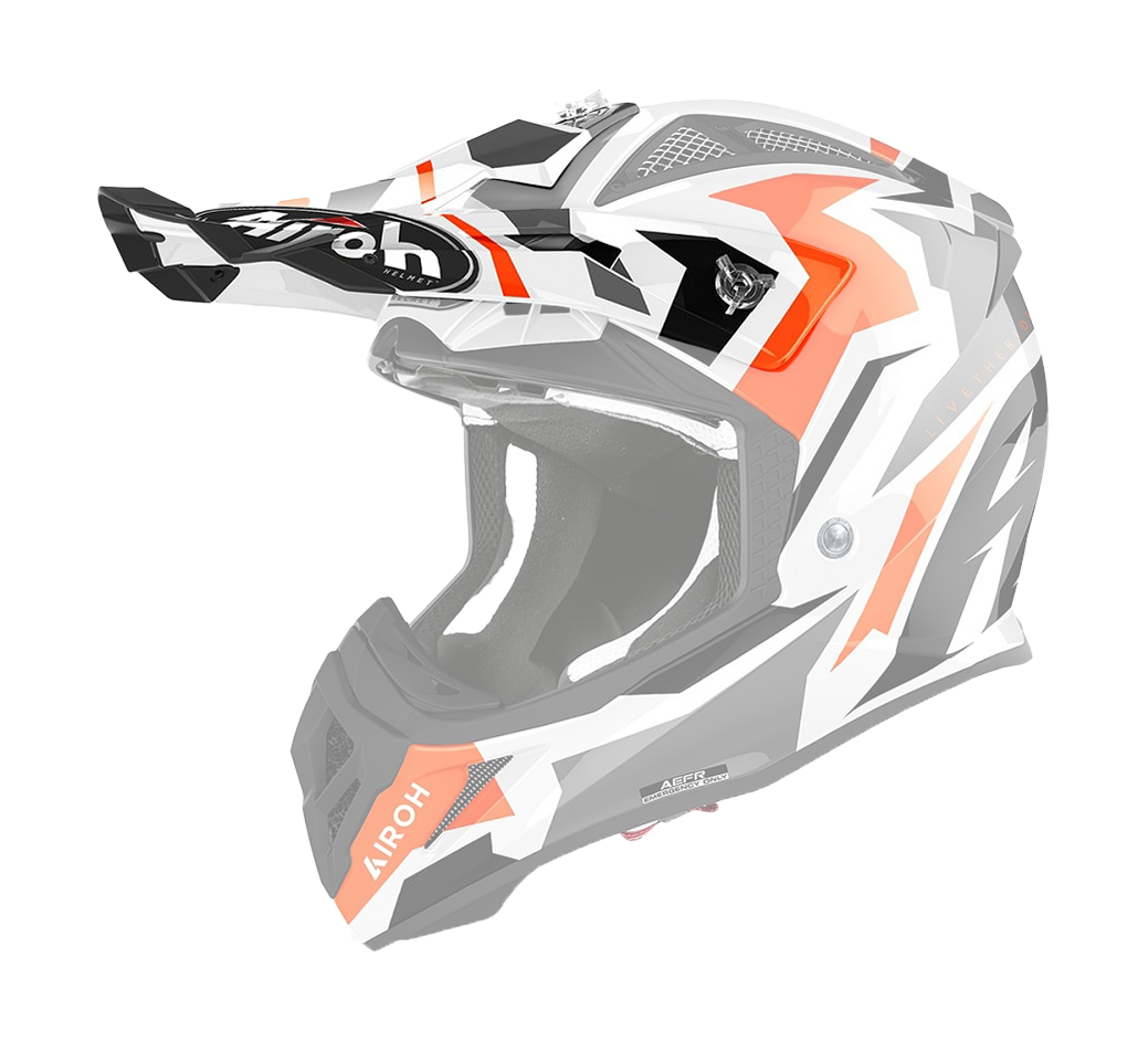 Airoh Helmet Visor Aviator Ace Swoop - Gloss Orange