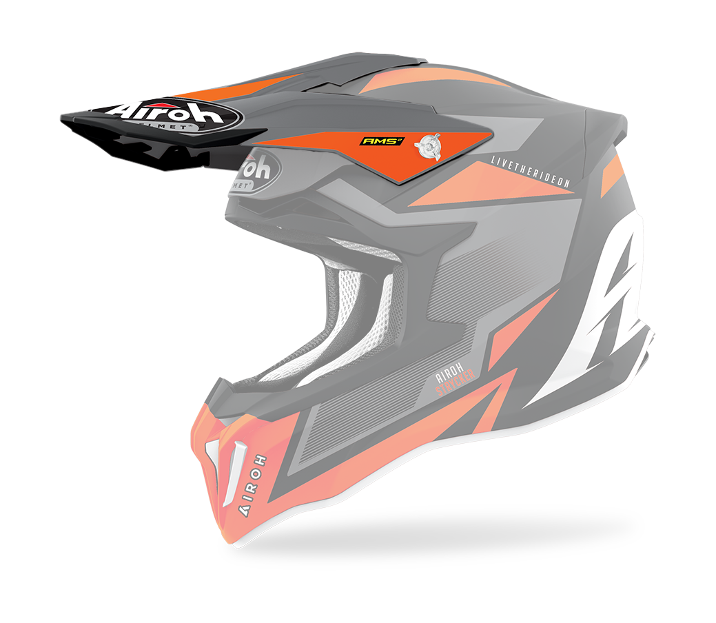 Airoh Helmet Visor Strycker Axe - Matte Fluo Orange
