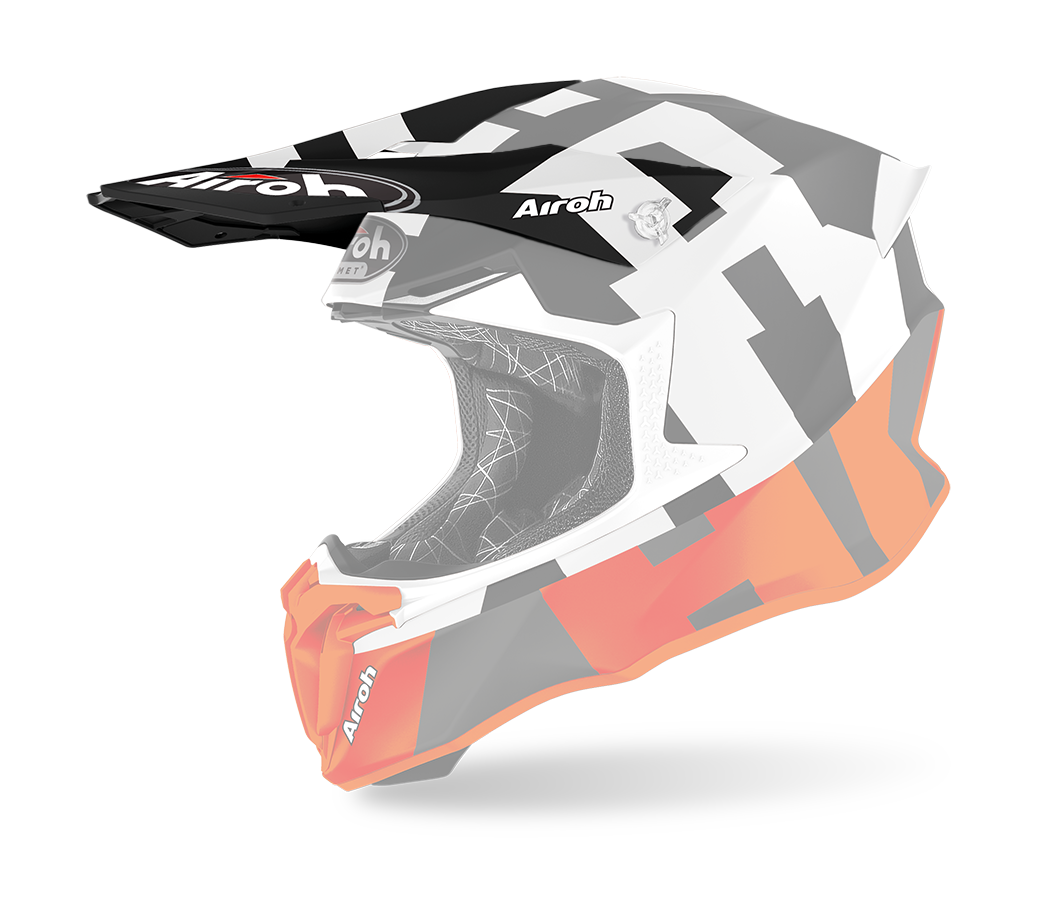 Airoh Helmet Visor Twist 2.0 Frame - Matte Fluo Orange