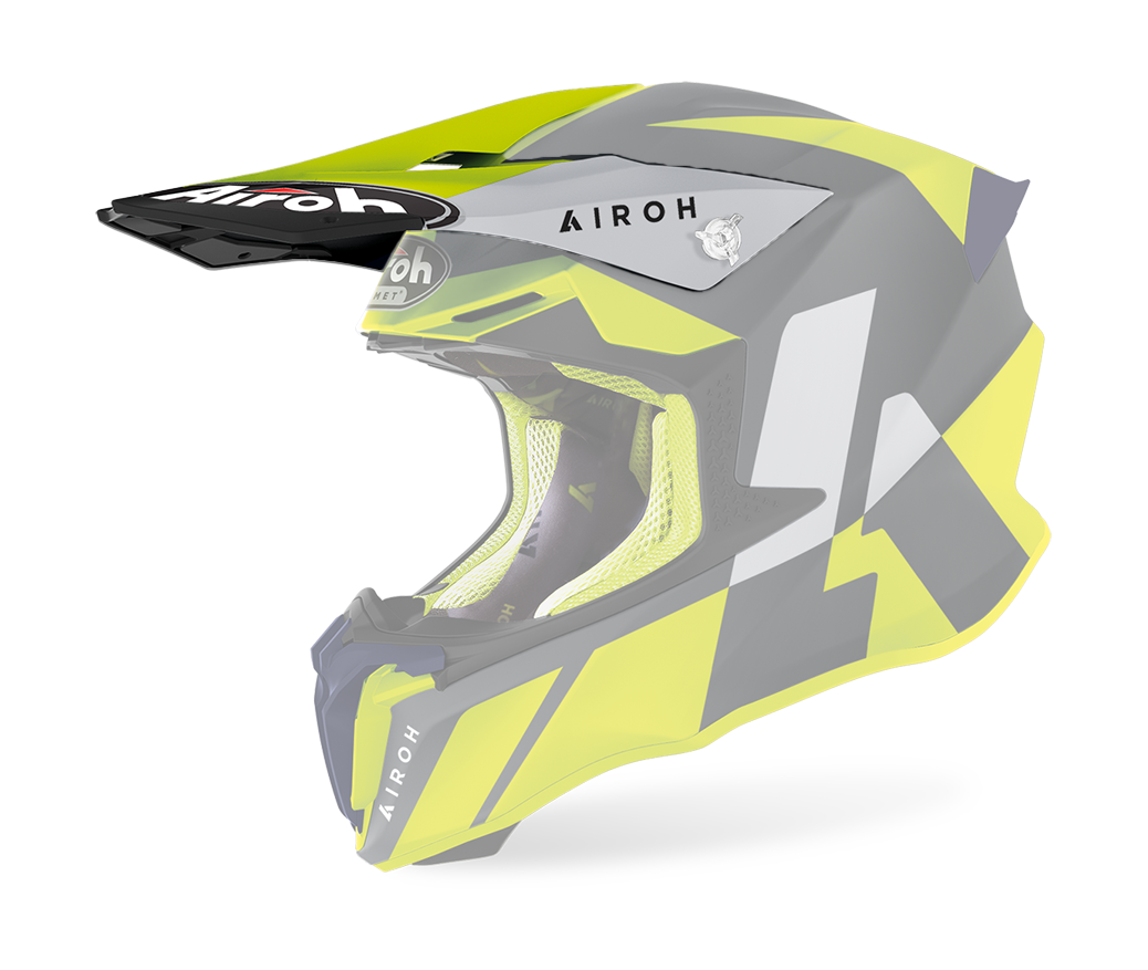 Airoh Helmet Visor Twist 2.0 Lift - Matte Fluo Yellow
