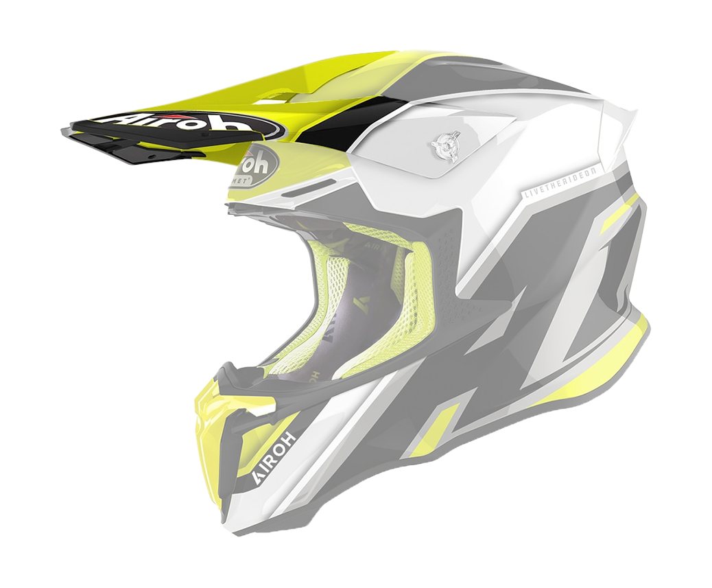 Airoh Helmet Visor Twist 2.0 Shaken - Gloss Yellow