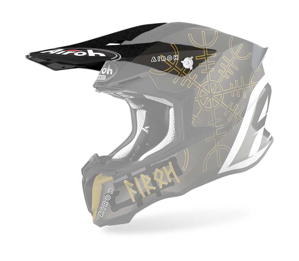 Airoh Helmet Visor Twist 2.0 Sword - Black / White / Gold
