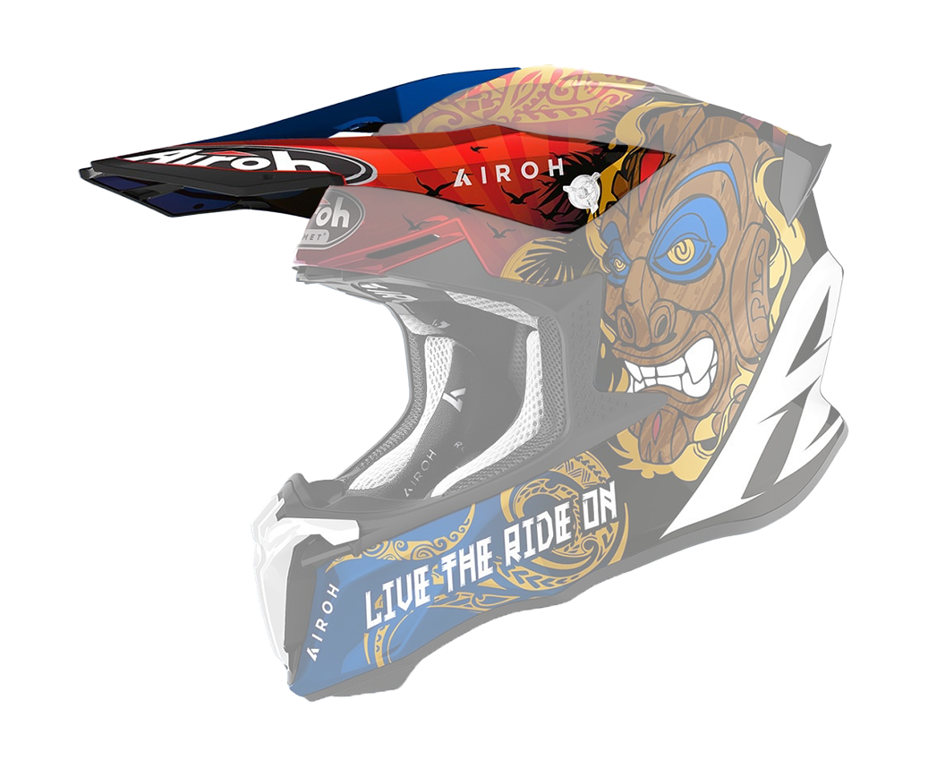 Airoh Helmet Visor Twist 2.0 Tiki - Gloss Multi