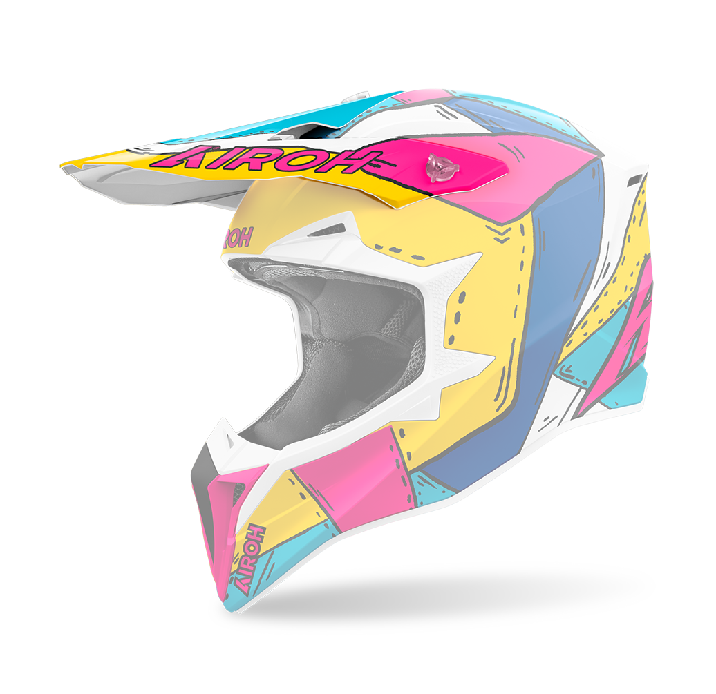 Airoh Helmet Visor Wraap Paint - Matte Multi