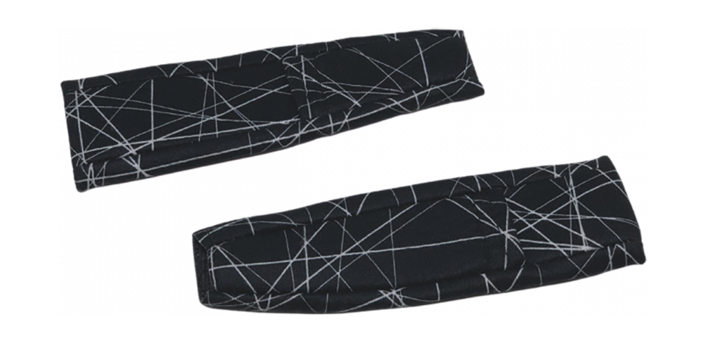 Airoh Chin Strap Covers Twist 2.0 - Graphic Black