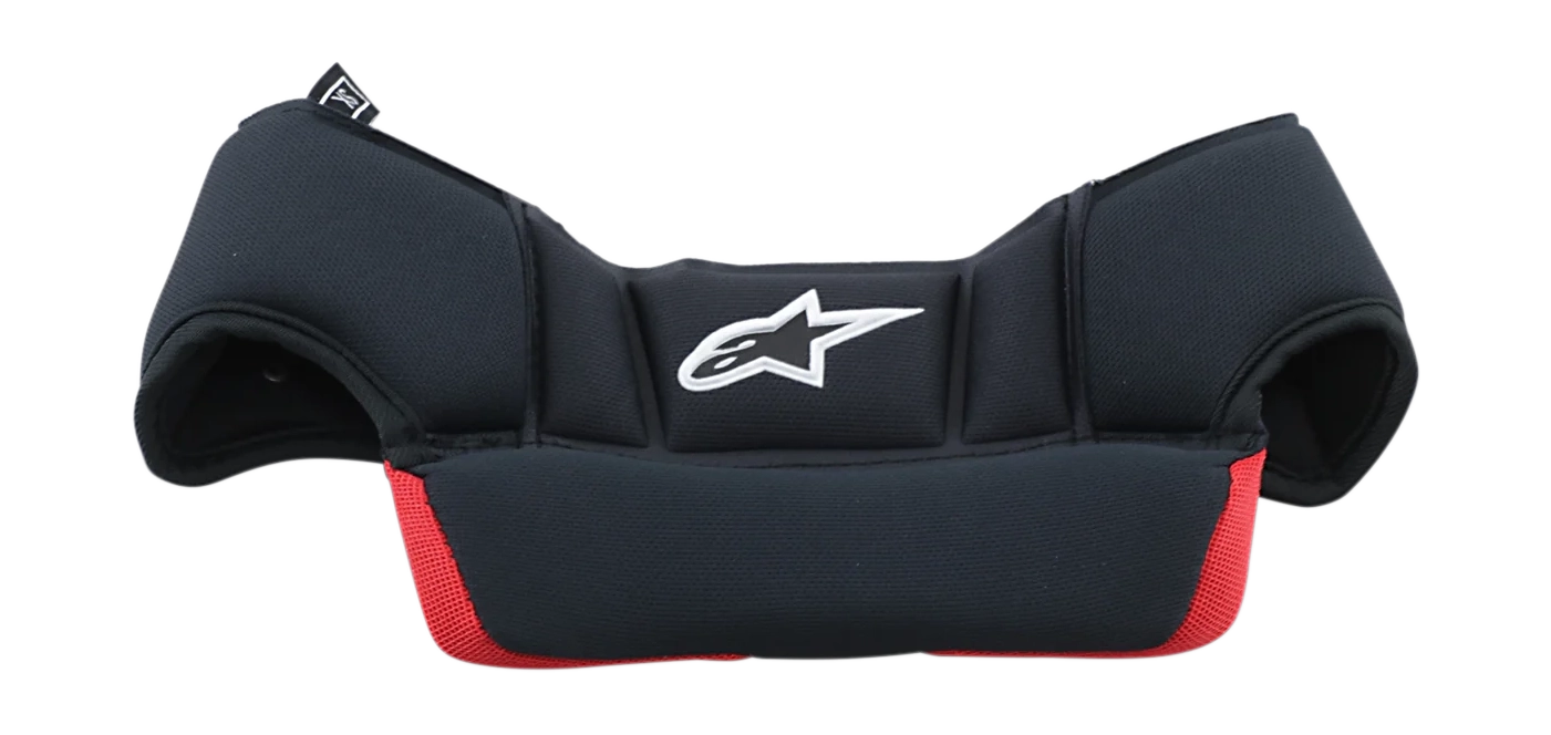 Alpinestars Inner Liner Crown Pad S-M8 / S-M10 - Black / Red