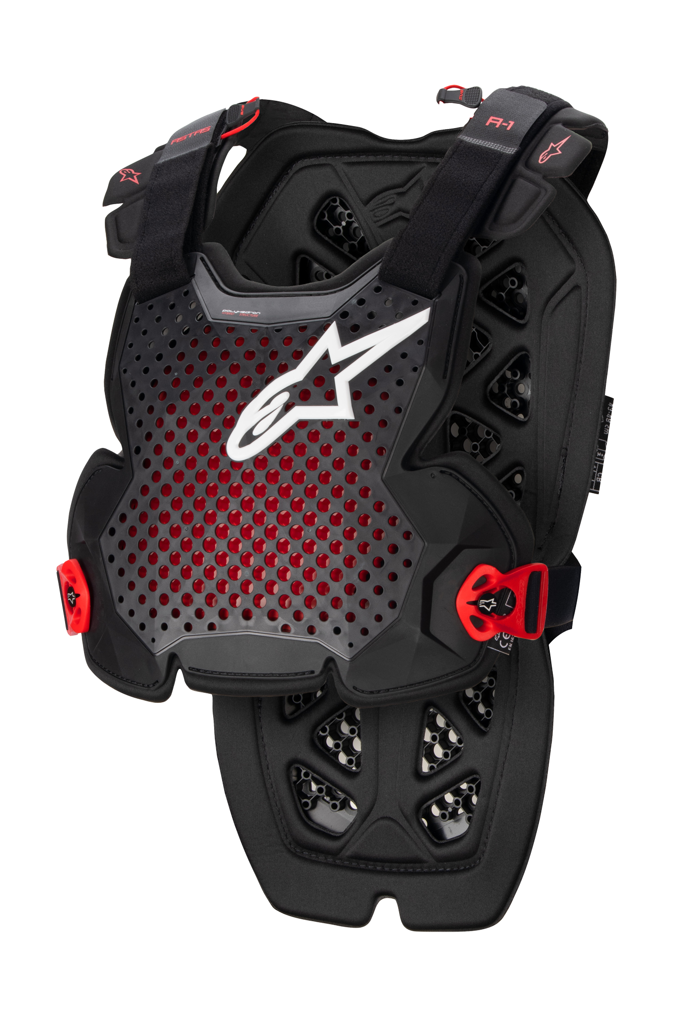 Alpinestars Chest Protector A-1 Pro - Anthracite / Black / Red