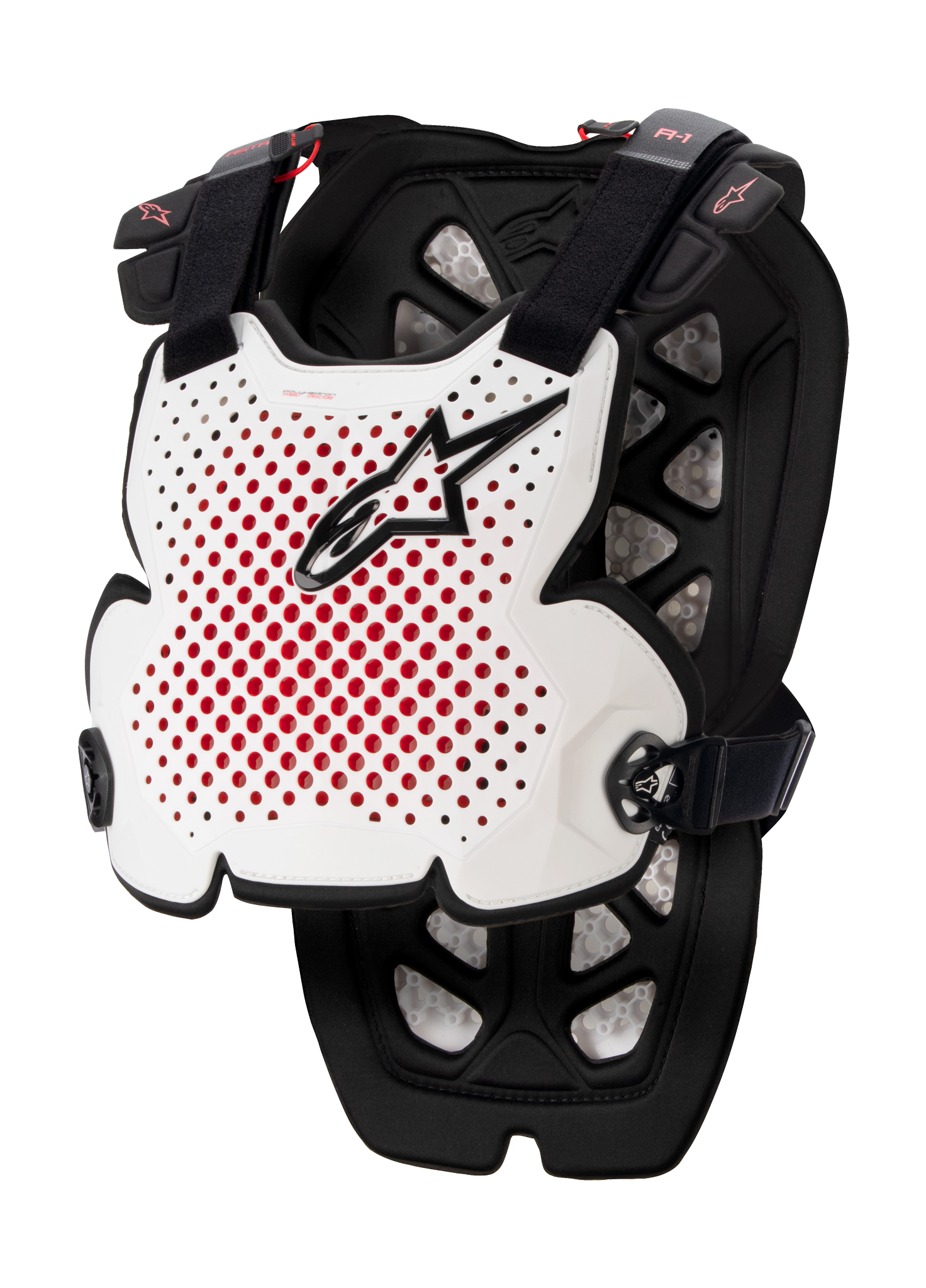 Alpinestars Chest Protector A-1 Pro - White / Black / Red