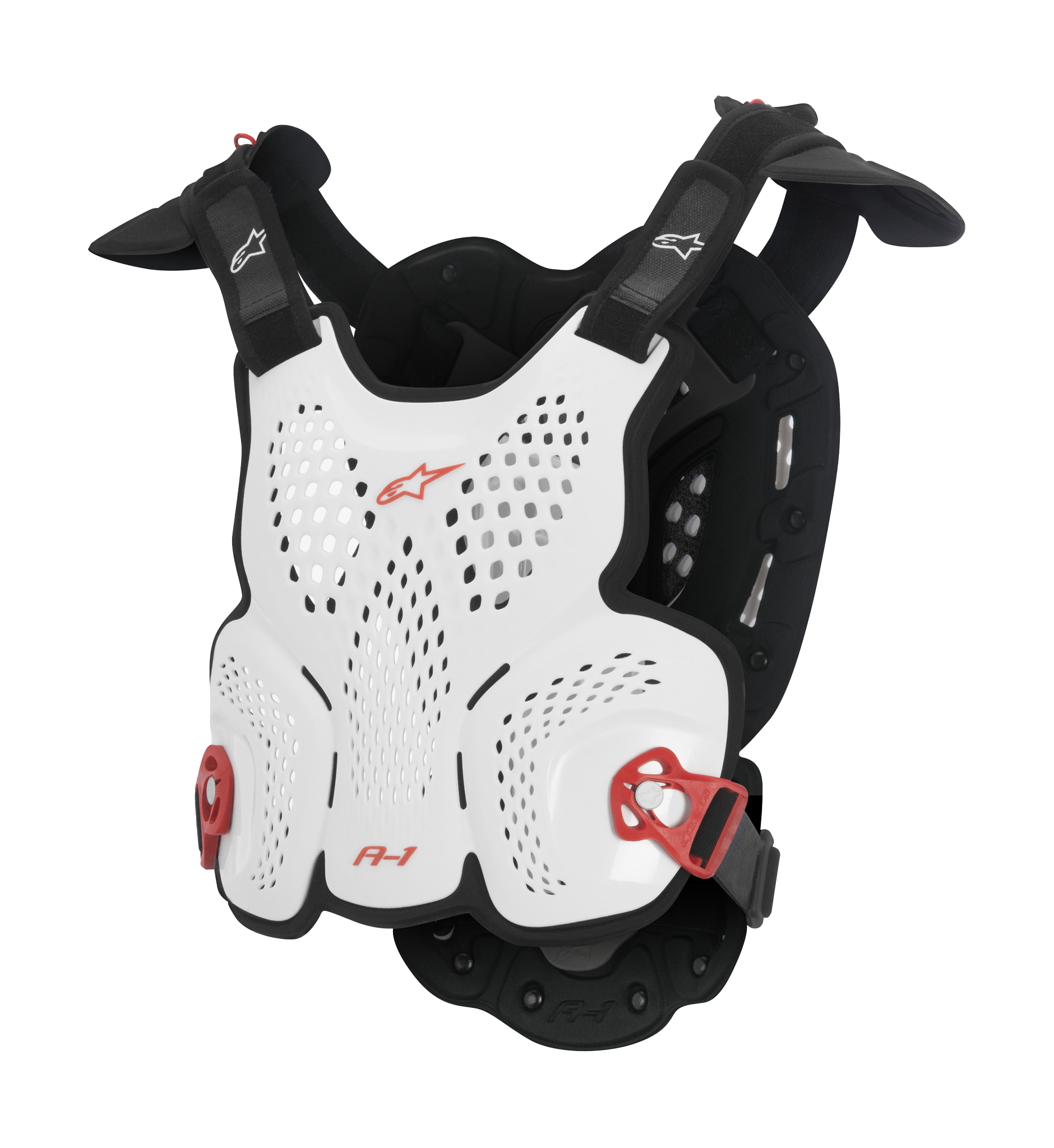 Alpinestars Chest Protector A-1 - White / Black / Red