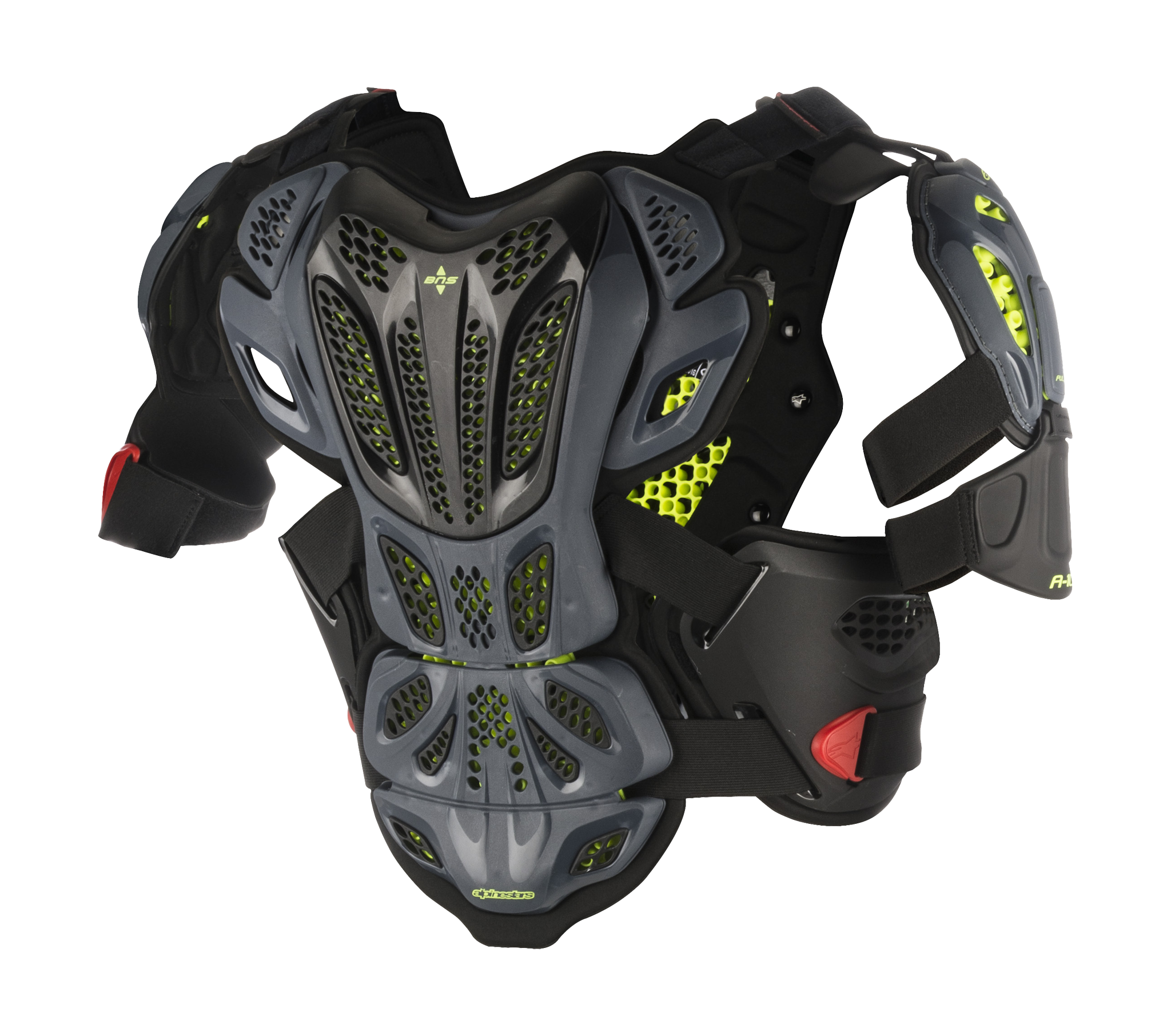 Alpinestars Chest Protector A-10 Full - Anthracite / Black / Red