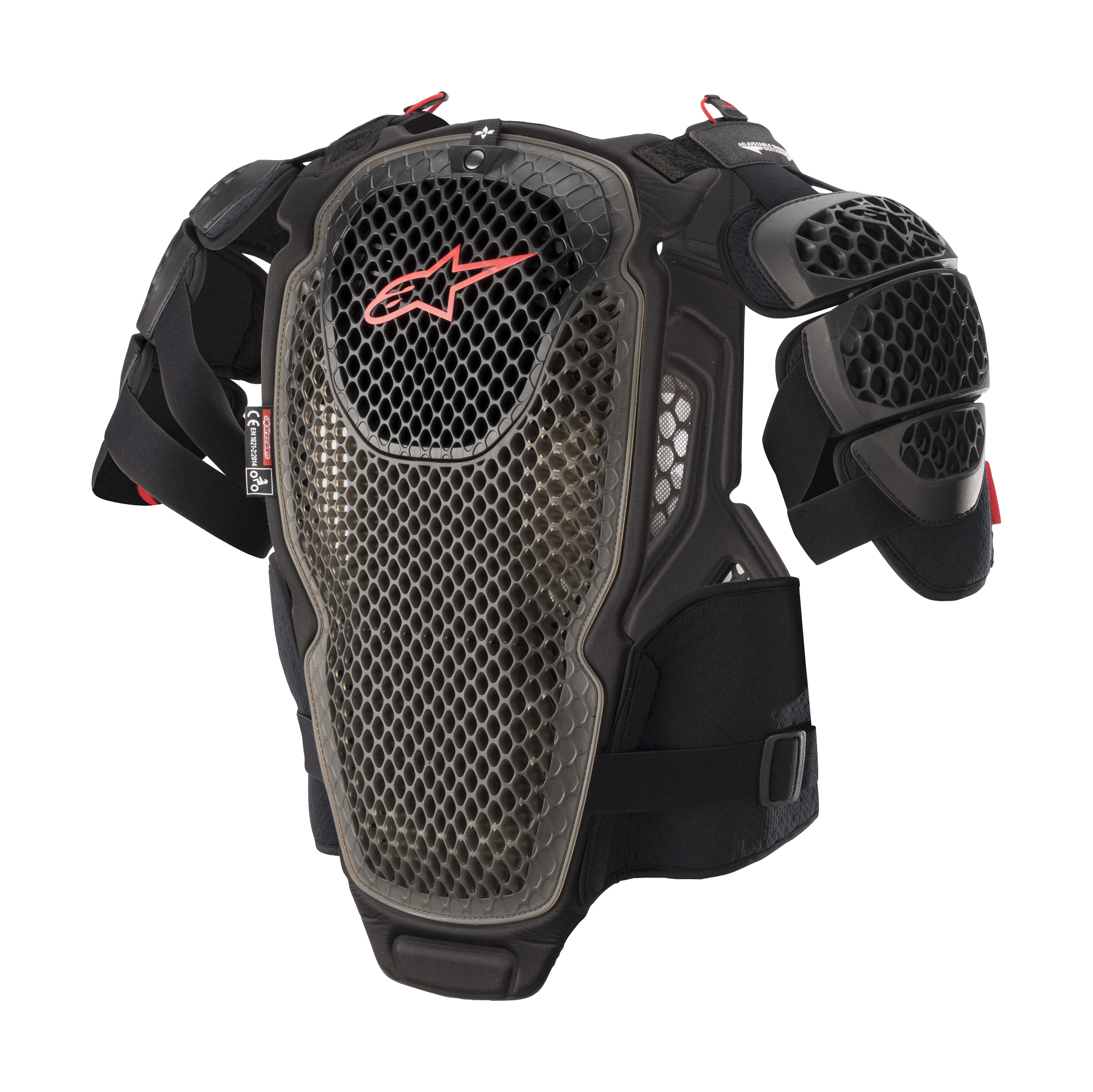 Alpinestars Chest Protector A-6 - Black / Anthracite / Red