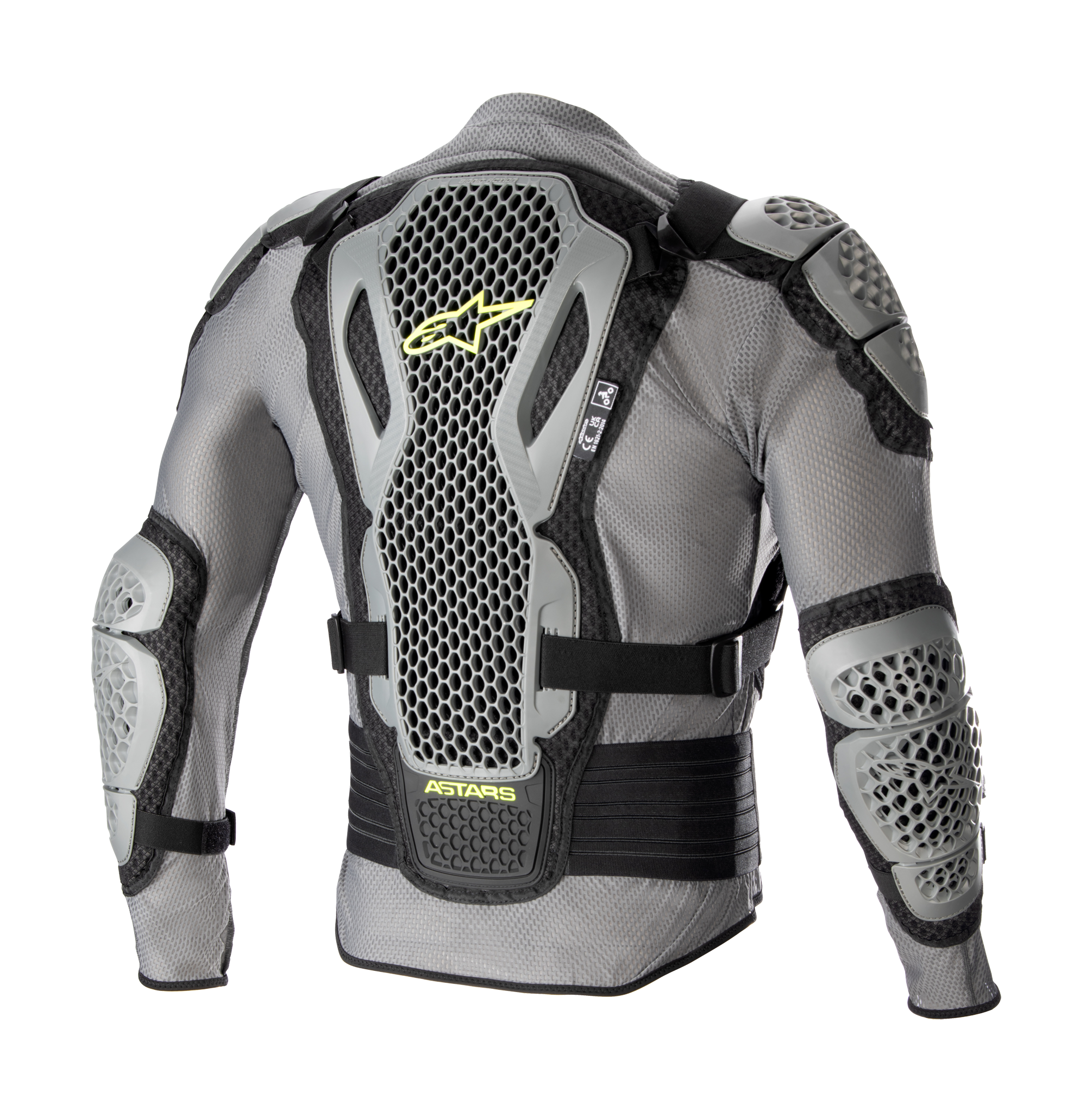 Alpinestars Chest Protector Vest Bionic Action V2 - Grey / Black / Fluo Yellow