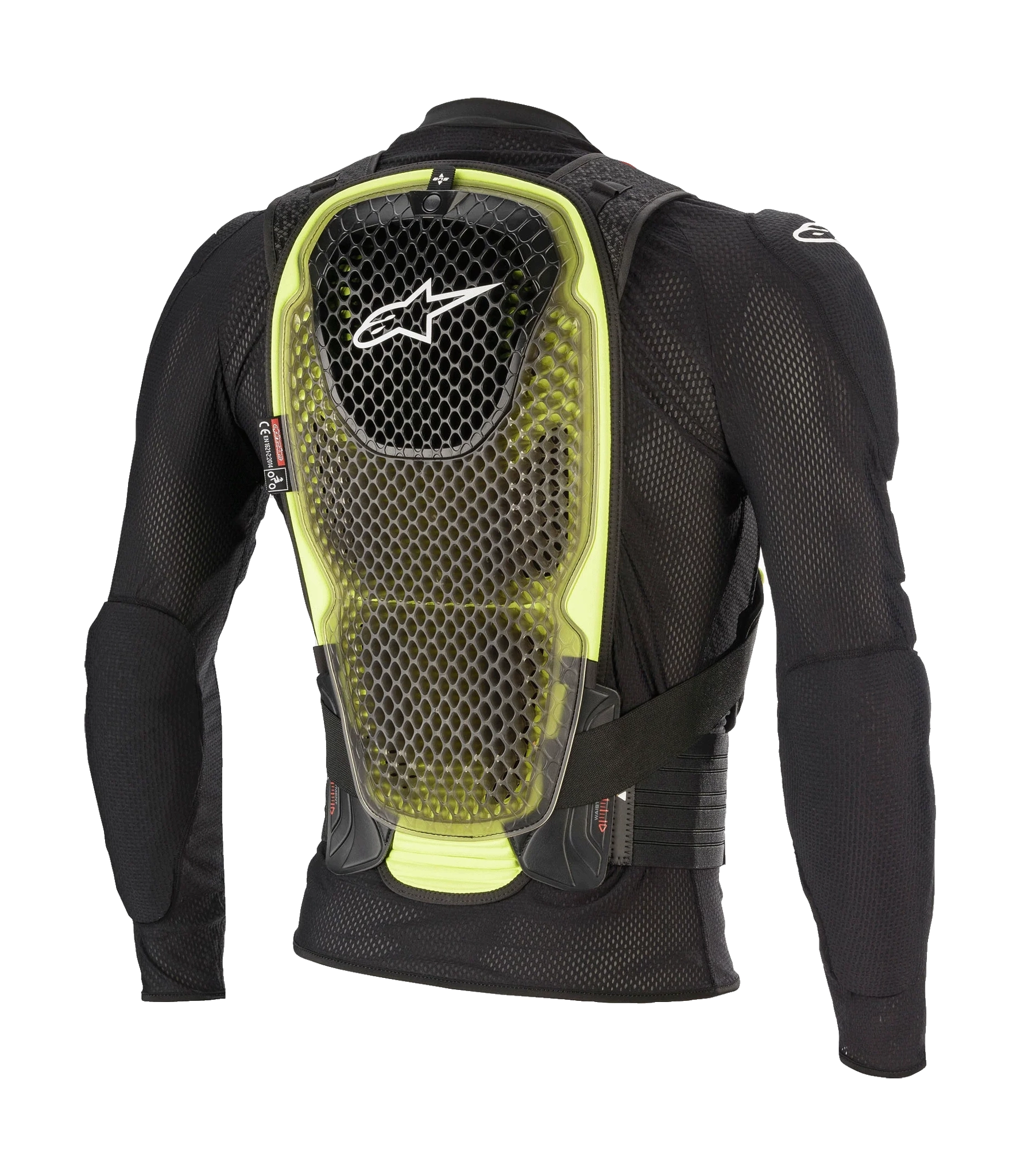 Alpinestars Chest Protector Vest Soft Bionic Pro V2 - Black / Yellow / Fluo Yellow
