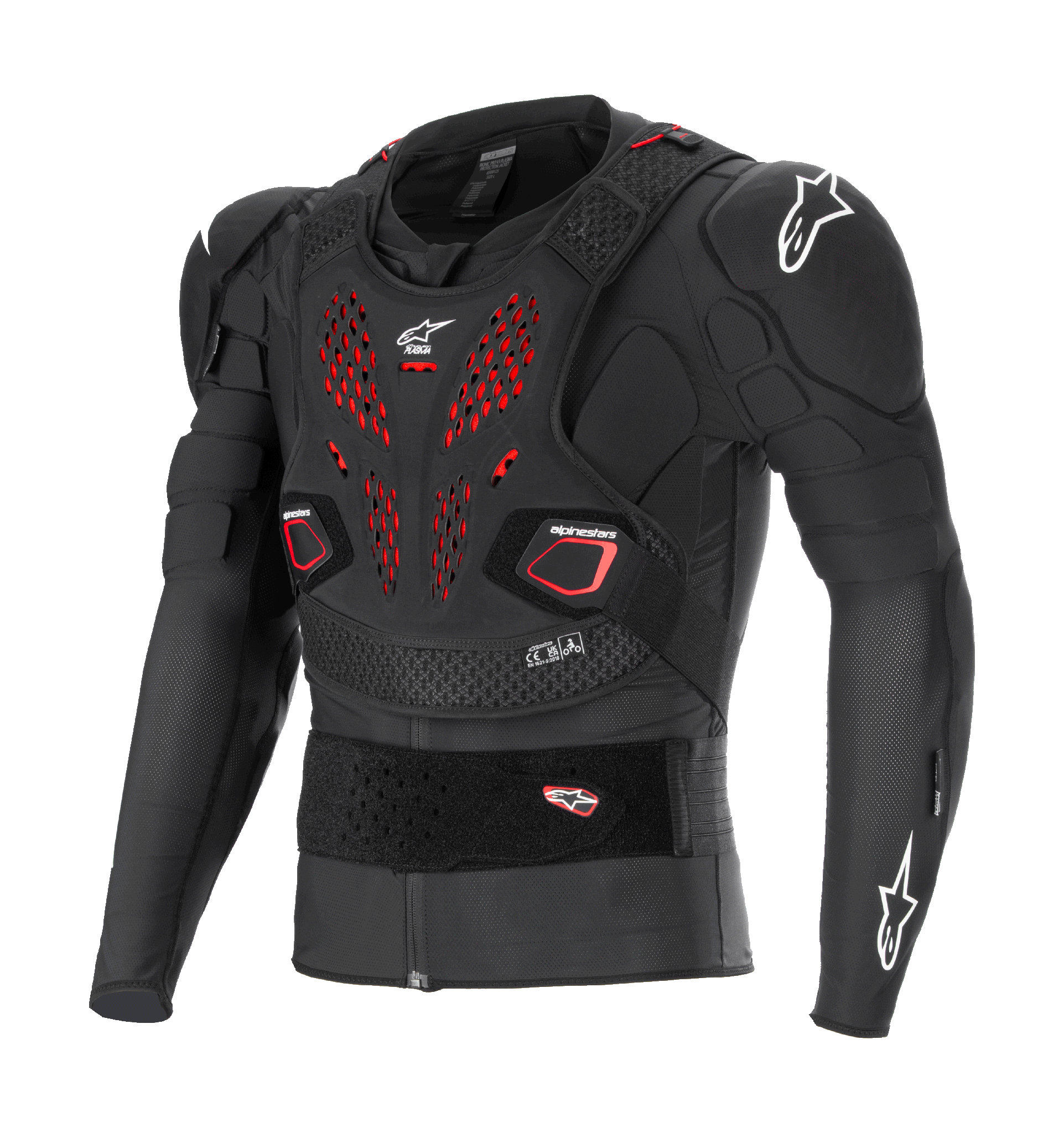 Alpinestars Chest Protector Vest Soft Bionic Pro V3 Plasma - Black / Red / White