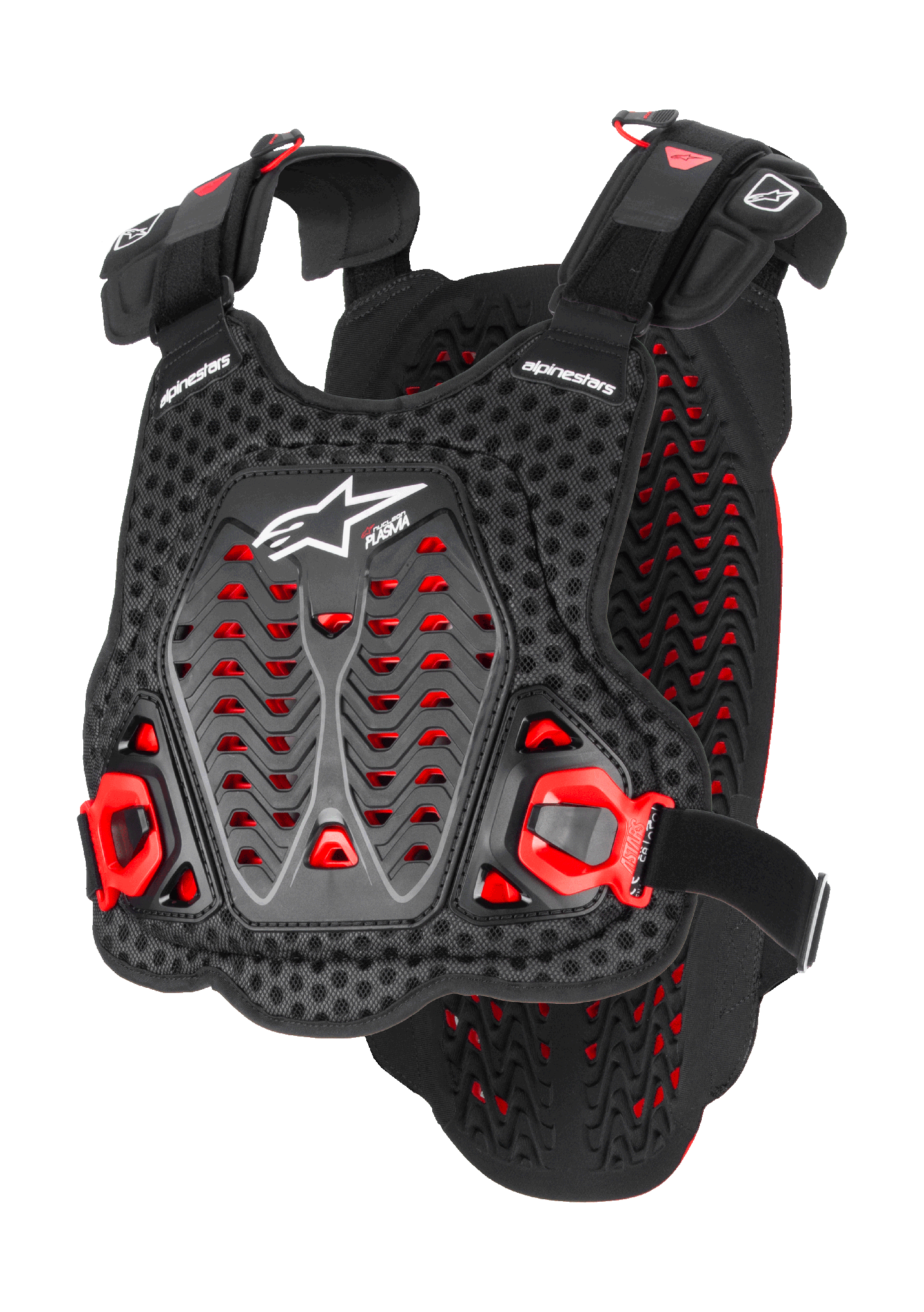 Alpinestars Chest Protector Soft A-5 Plasma - Black / Red / White