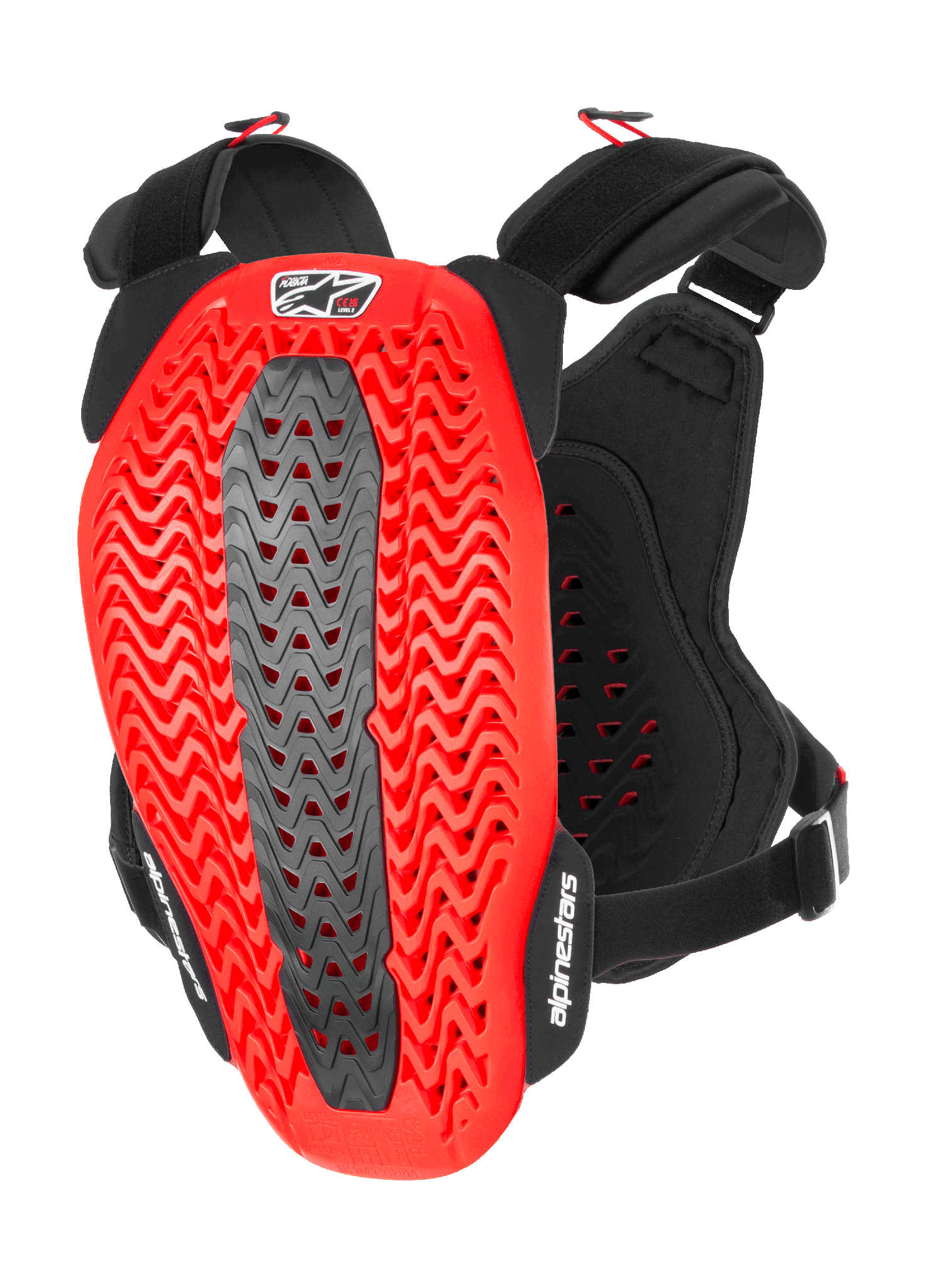 Alpinestars Chest Protector Soft A-5 Plasma - Black / Red / White