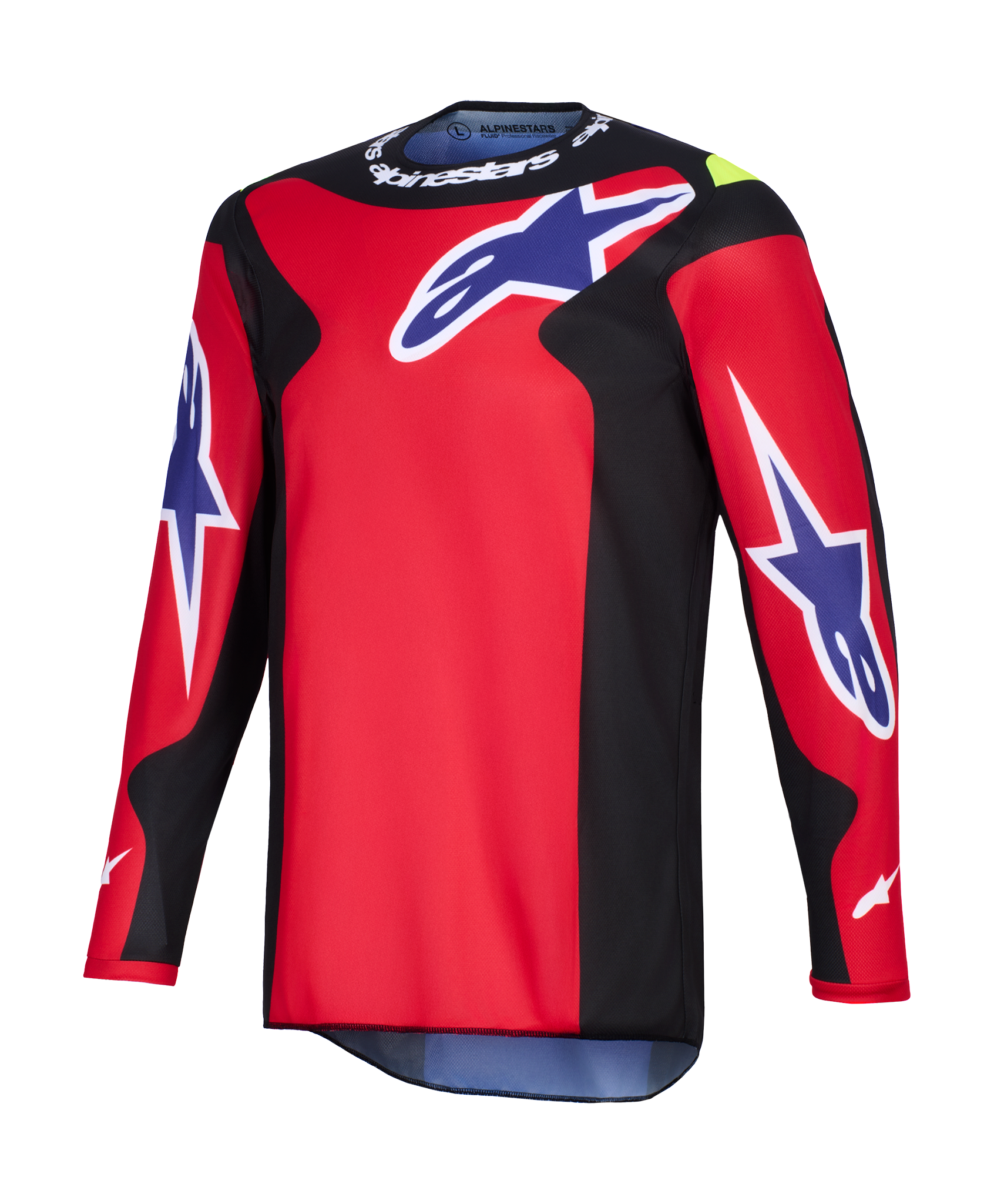 Alpinestars Motocross Jersey 2026 Fluid Grid - Red / Black / Purple