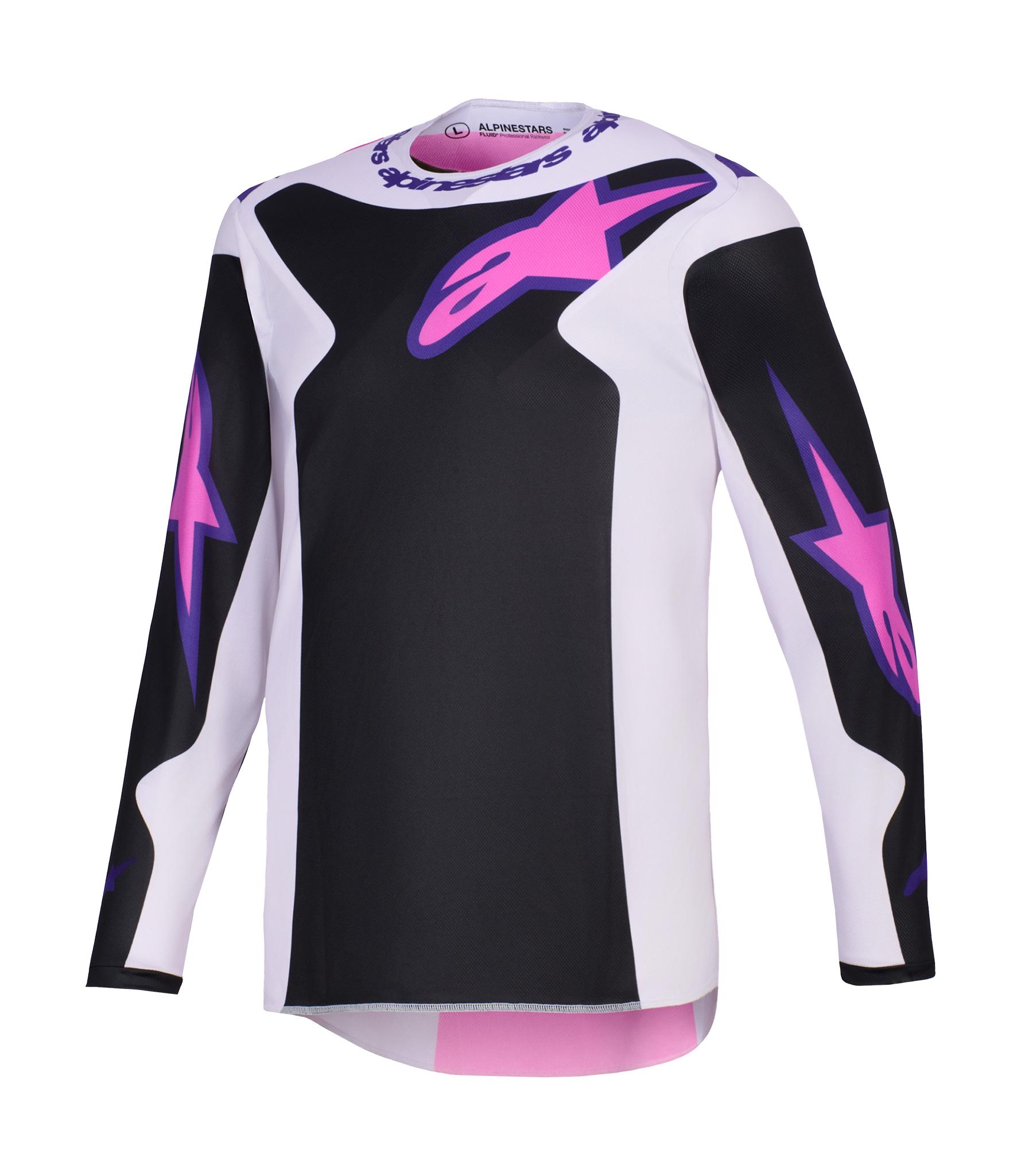 Alpinestars Motocross Gear 2026 Fluid Grid - Black / Light Grey / Purple