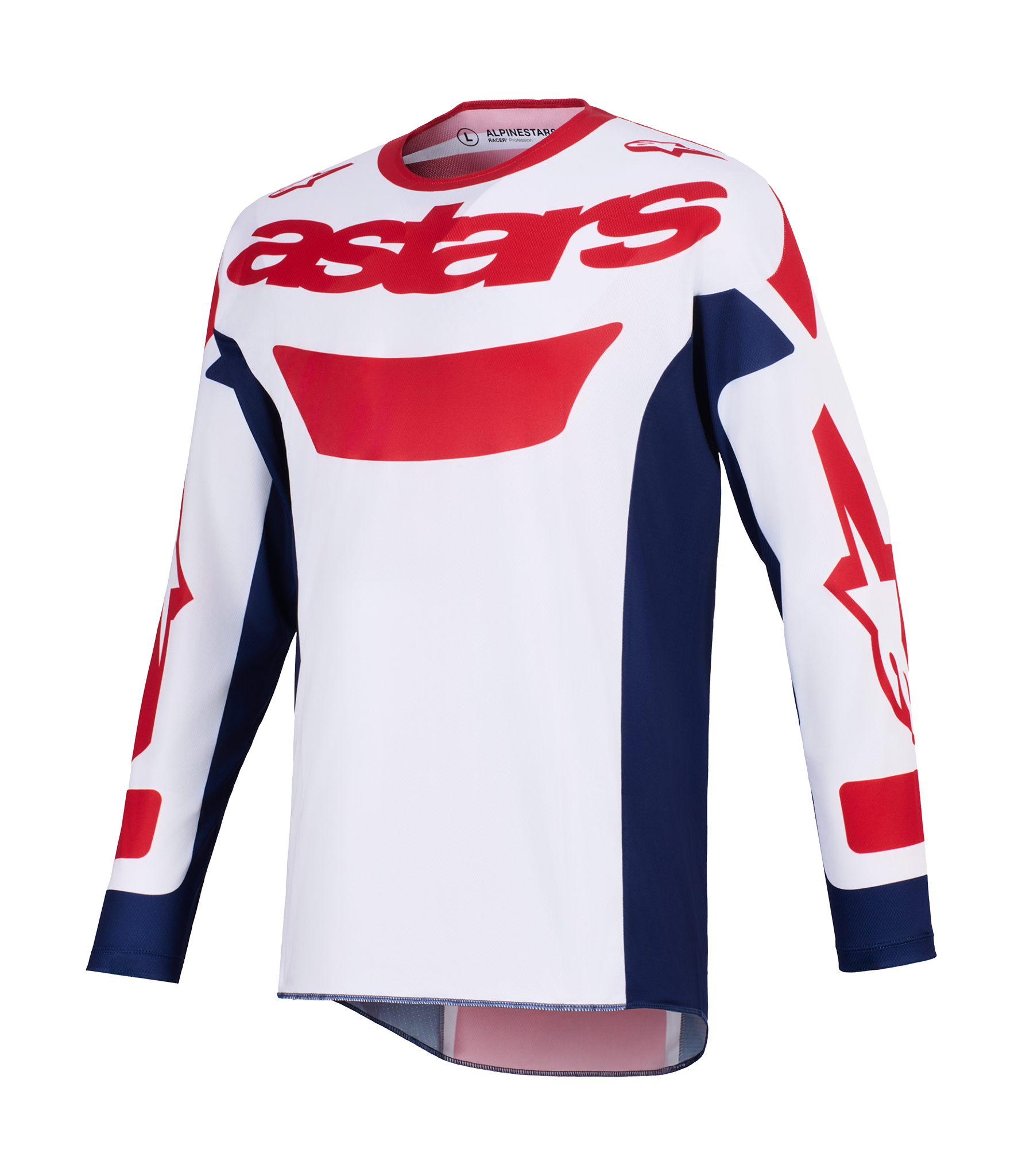 Alpinestars Motocross Jersey 2026 Racer Riway - White / Blue / Red