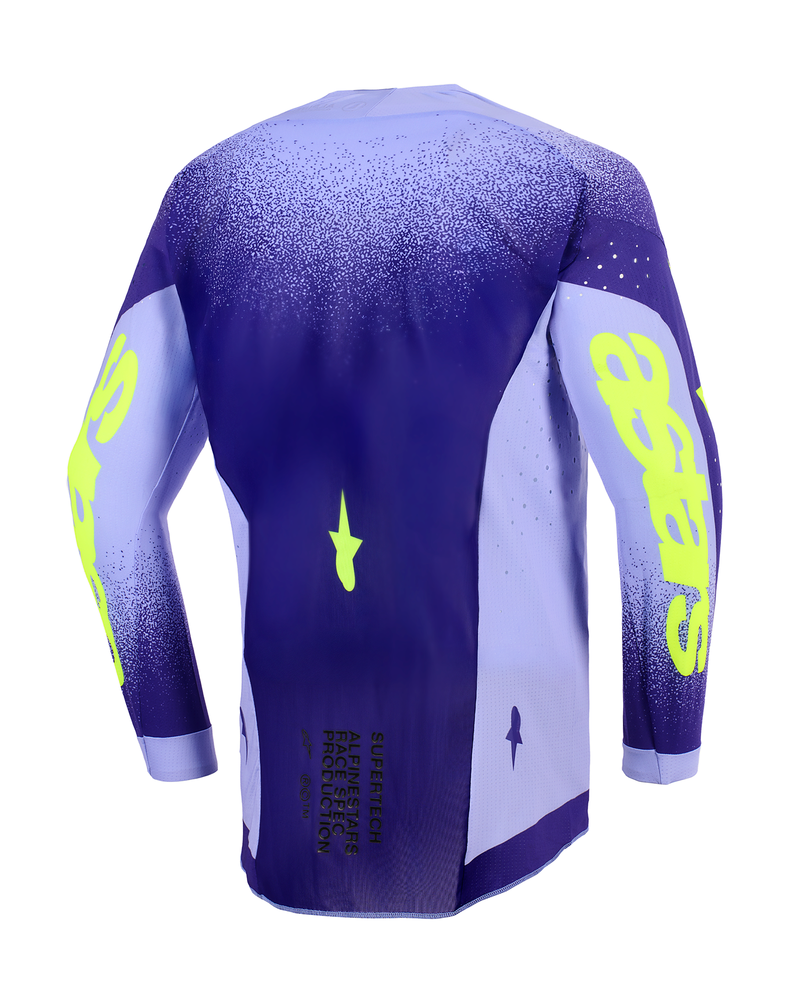 Alpinestars Motocross Jersey 2026 Supertech Scenz - Purple / Fluo Yellow