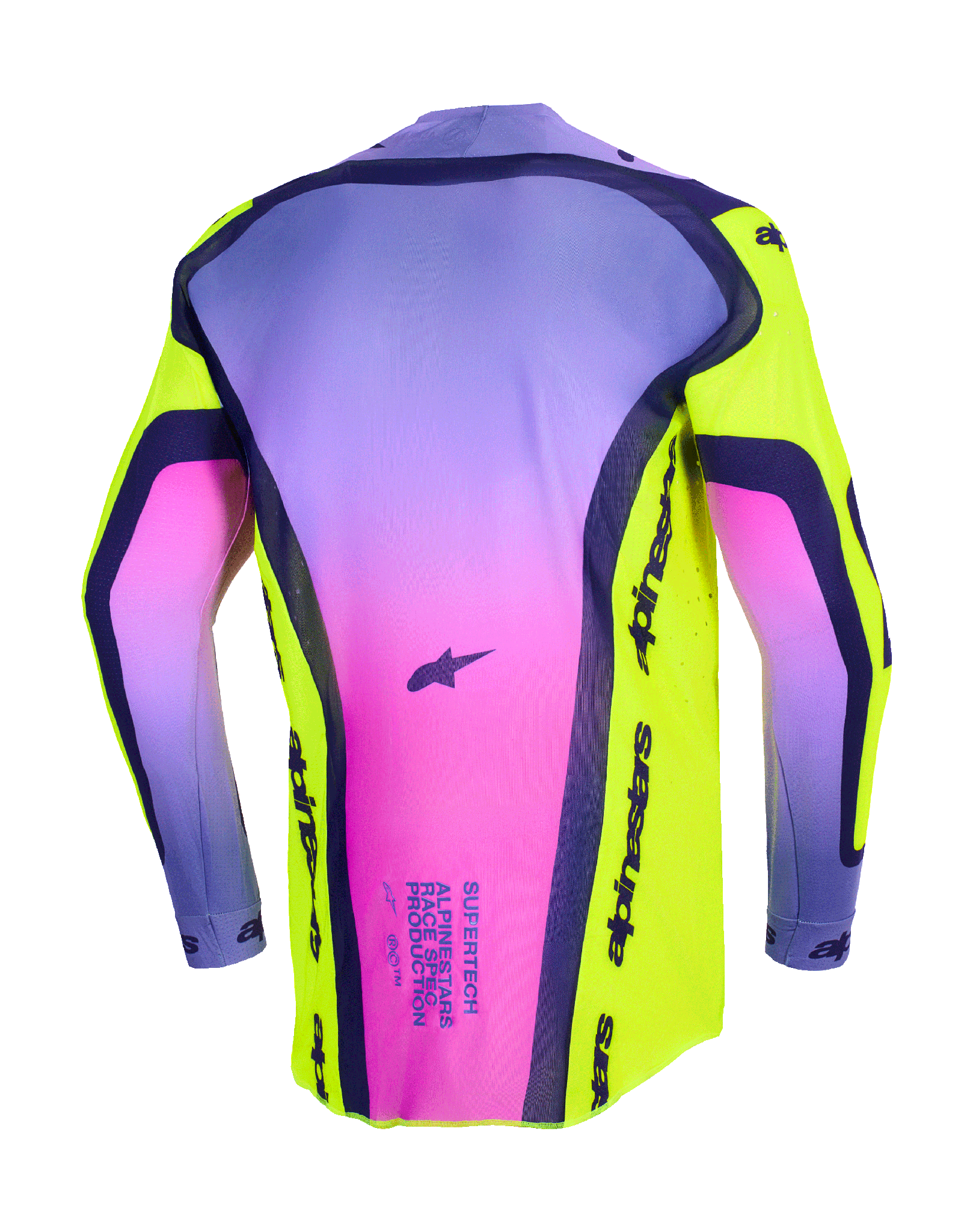Alpinestars Motocross Jersey 2026 Supertech Vista - Yellow / Purple / Black