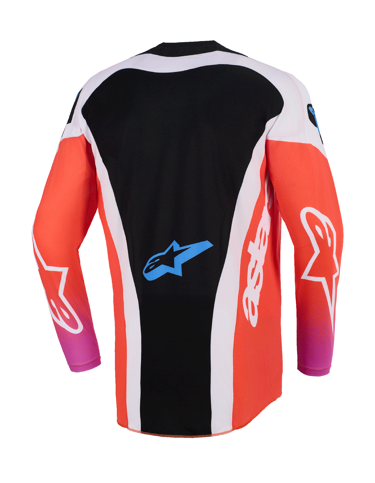 Alpinestars Motocross Jersey 2026 Techstar Knif - Light Grey / Fluo Orange / Black