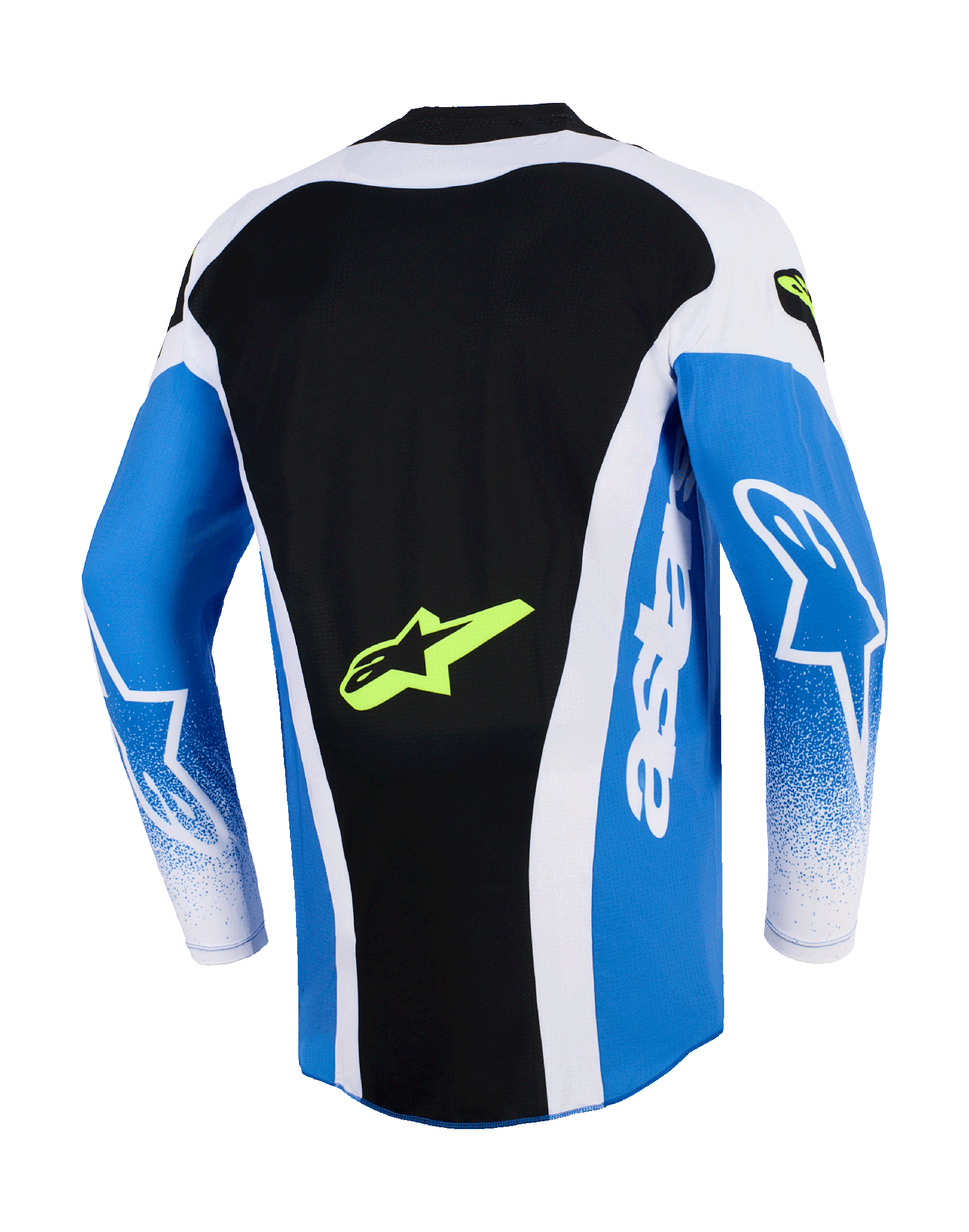 Alpinestars Motocross Jersey 2026 Techstar Knif - Ucla / Blue / Black / Fluo Yellow