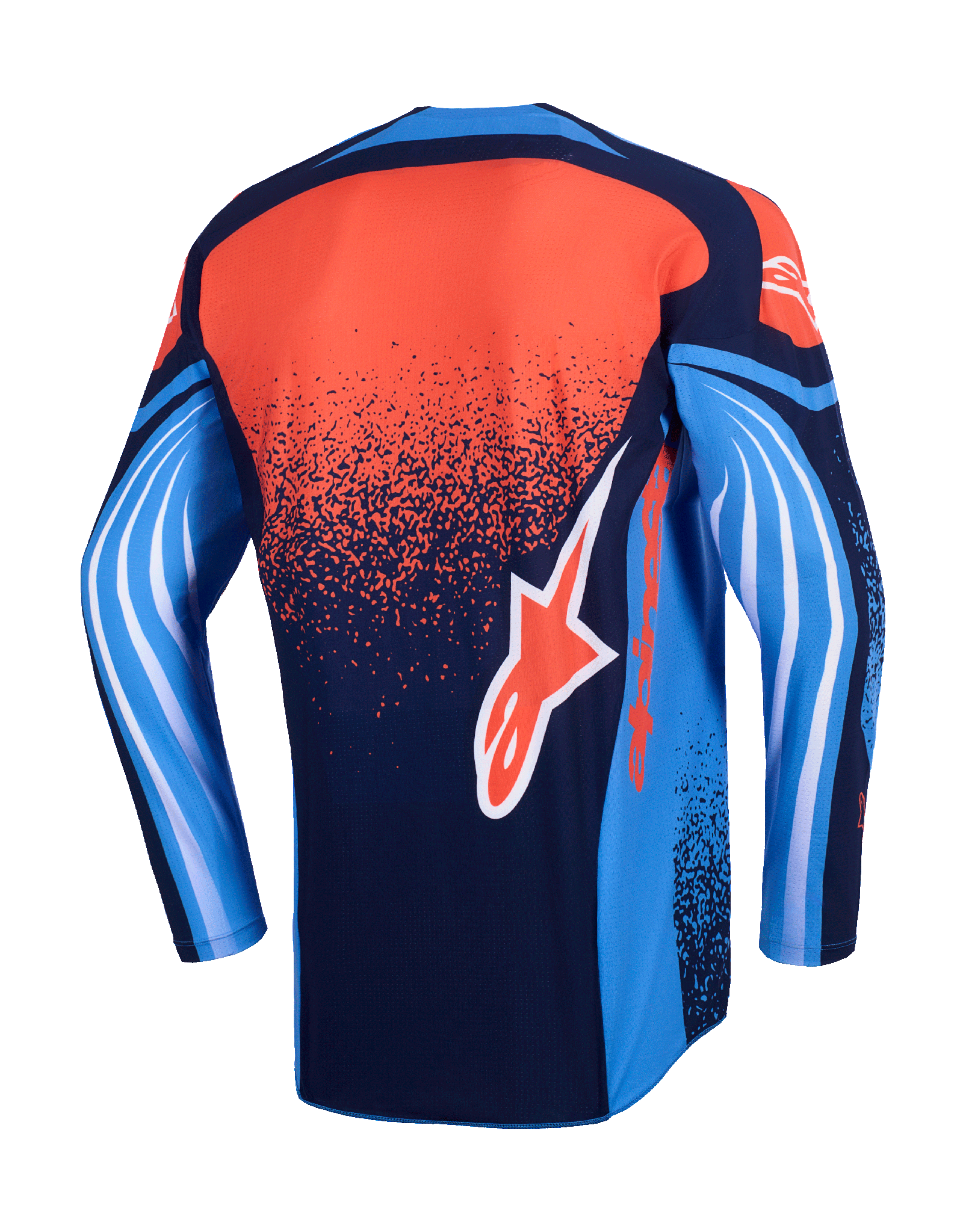 Alpinestars Motocross Jersey 2026 Techstar Nomur - Dark Navy / Orange / Ucla / Blue
