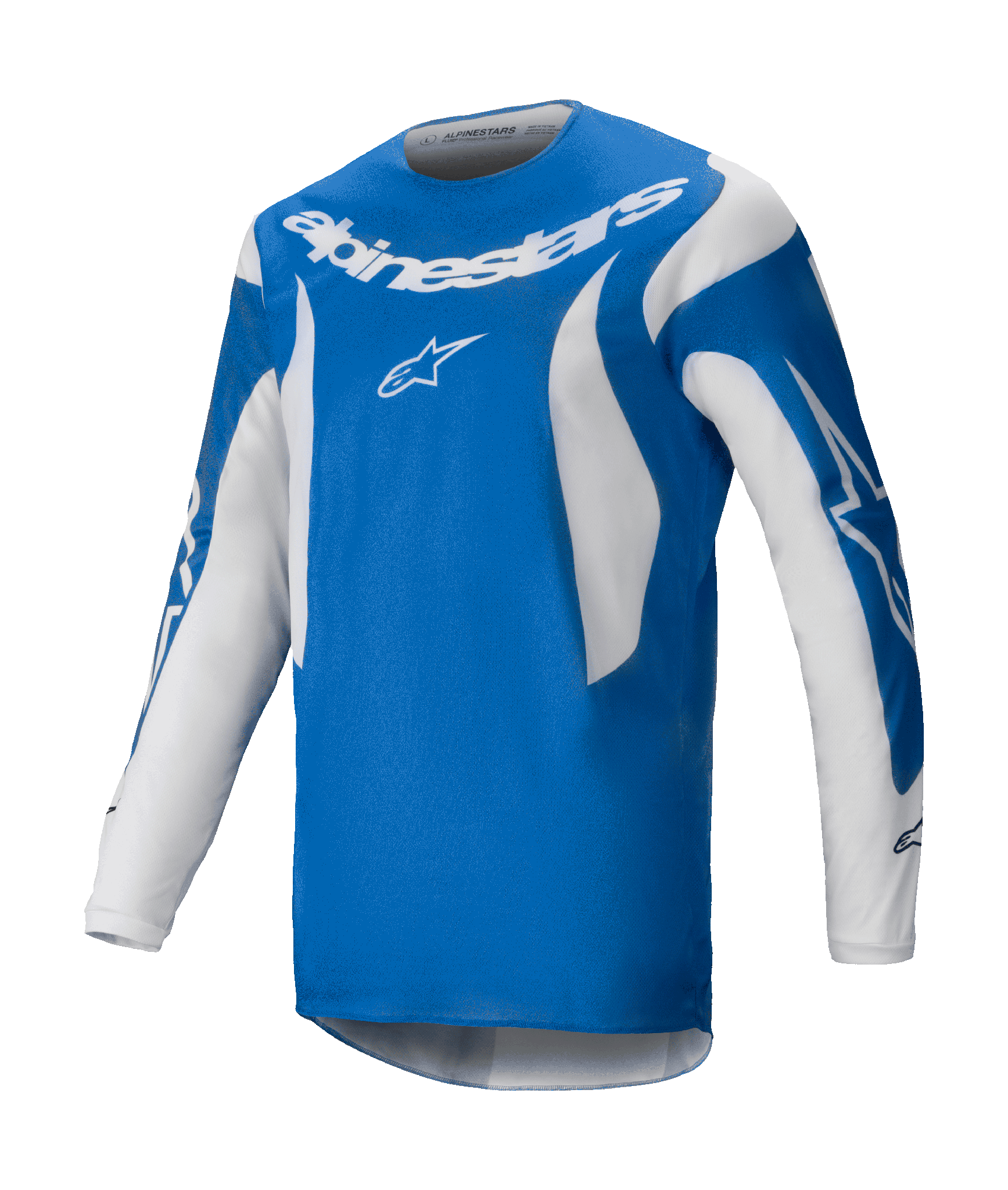 Alpinestars Motocross Jersey Fluid Haul - Blue / White
