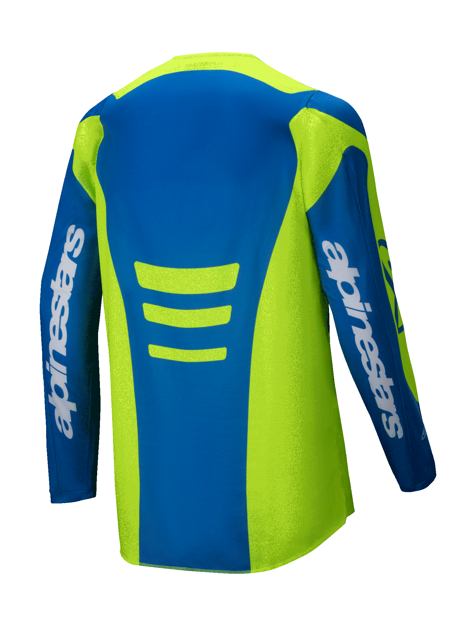 Alpinestars Motocross Jersey Fluid Haul - Fluo Yellow / Blue