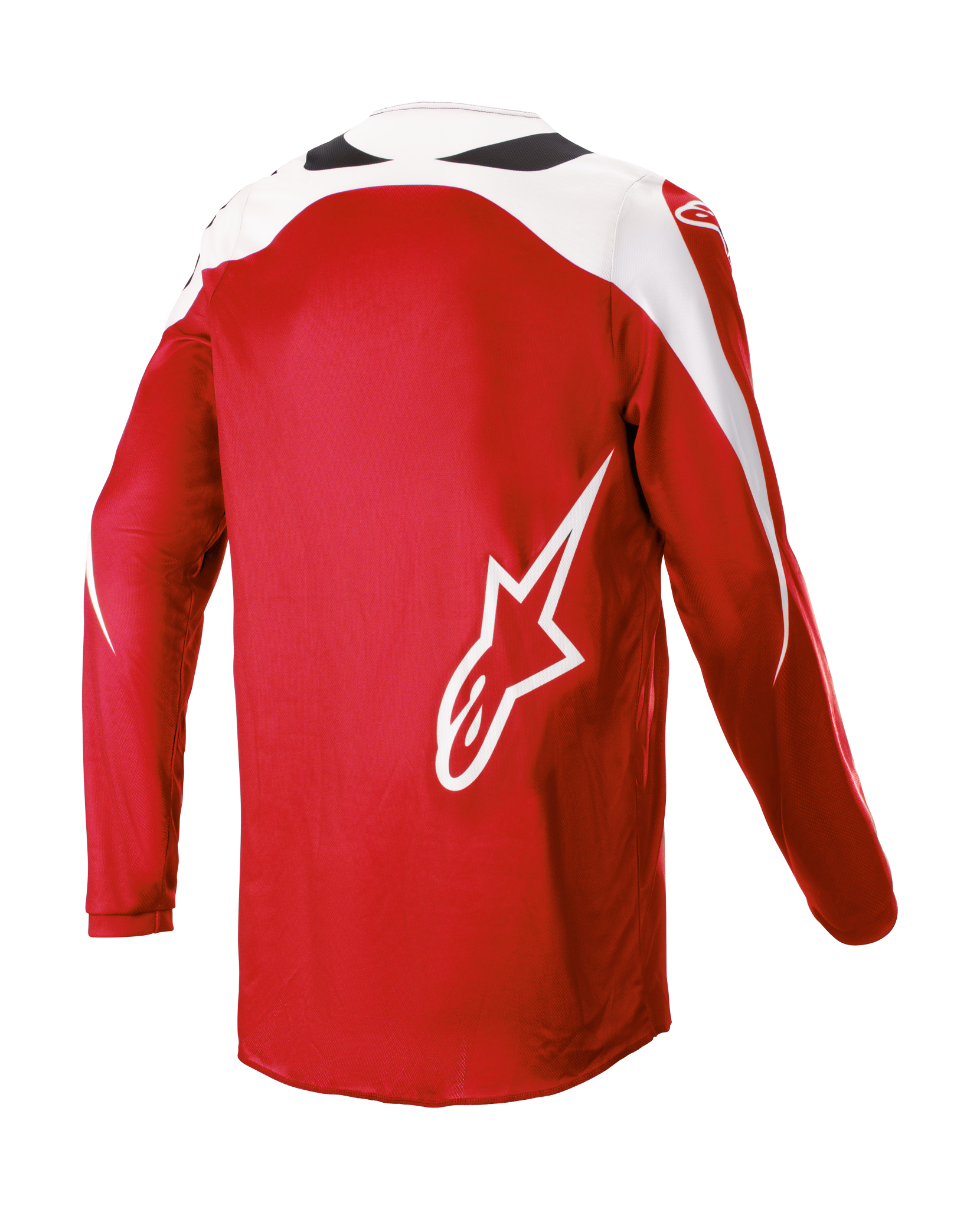 Alpinestars Motocross Jersey Fluid Narin - Mars Red / White