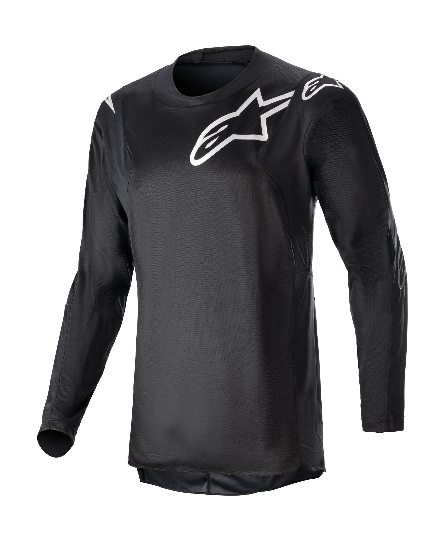 Alpinestars Motocross Jersey Racer Graphite - Black / Reflective Black