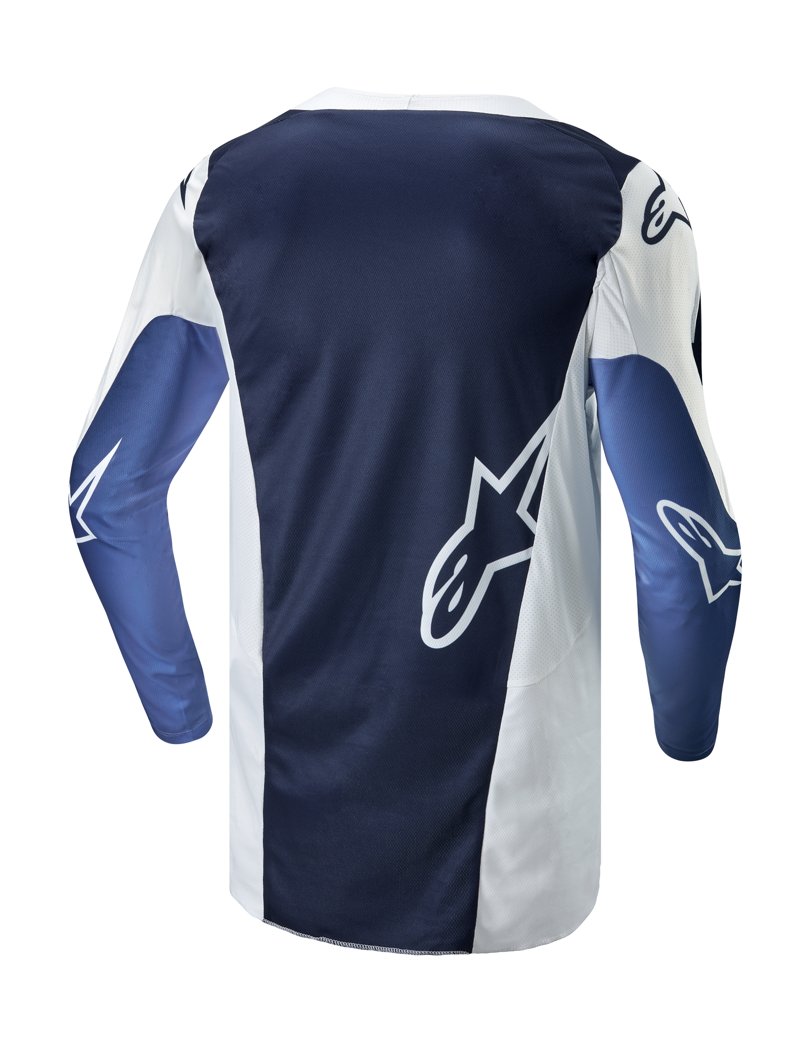 Alpinestars Motocross Jersey Racer Hoen - White / Navy / Light Blue