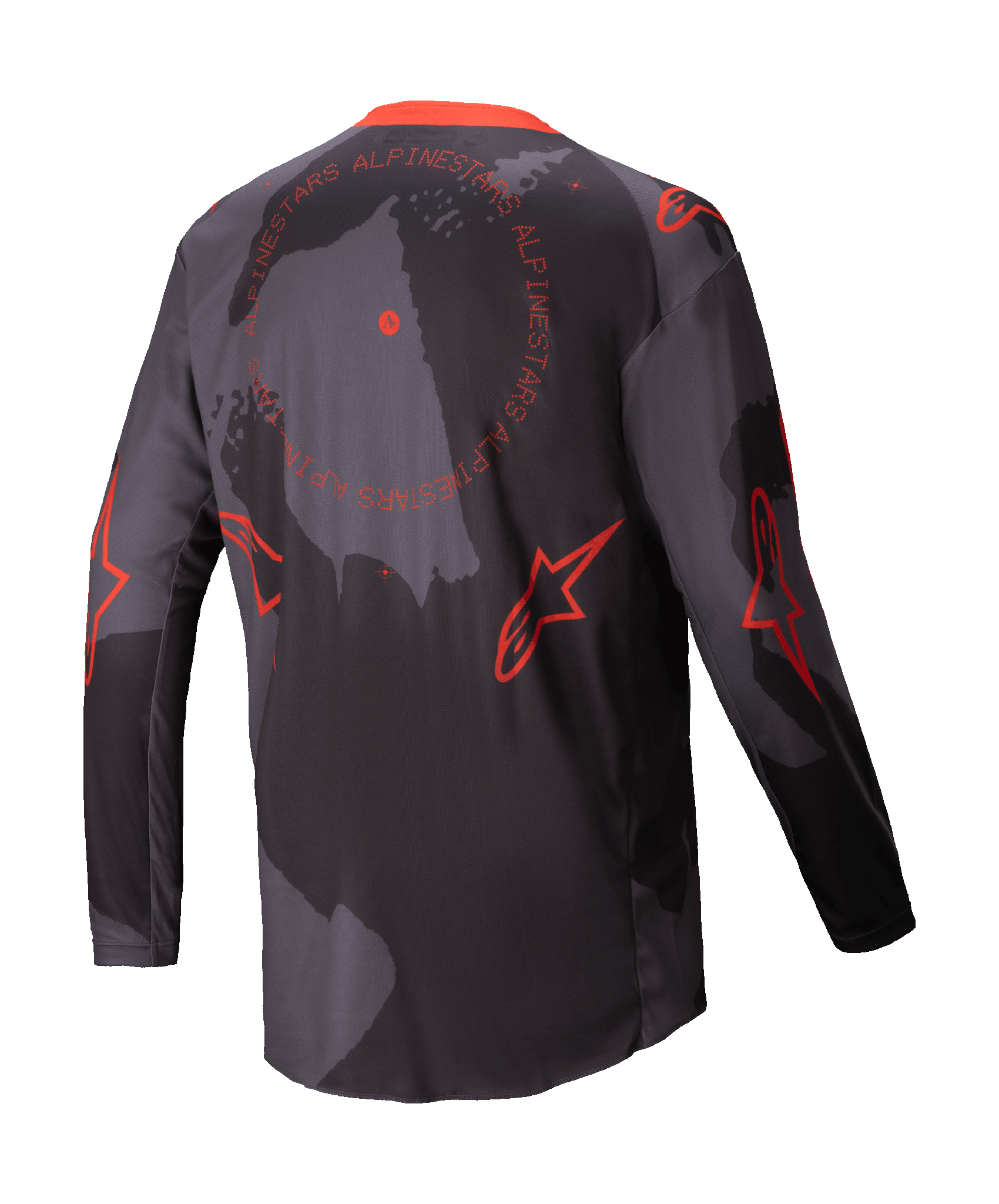 Alpinestars Motocross Jersey Racer Hollow - Camo / Fluo Orange