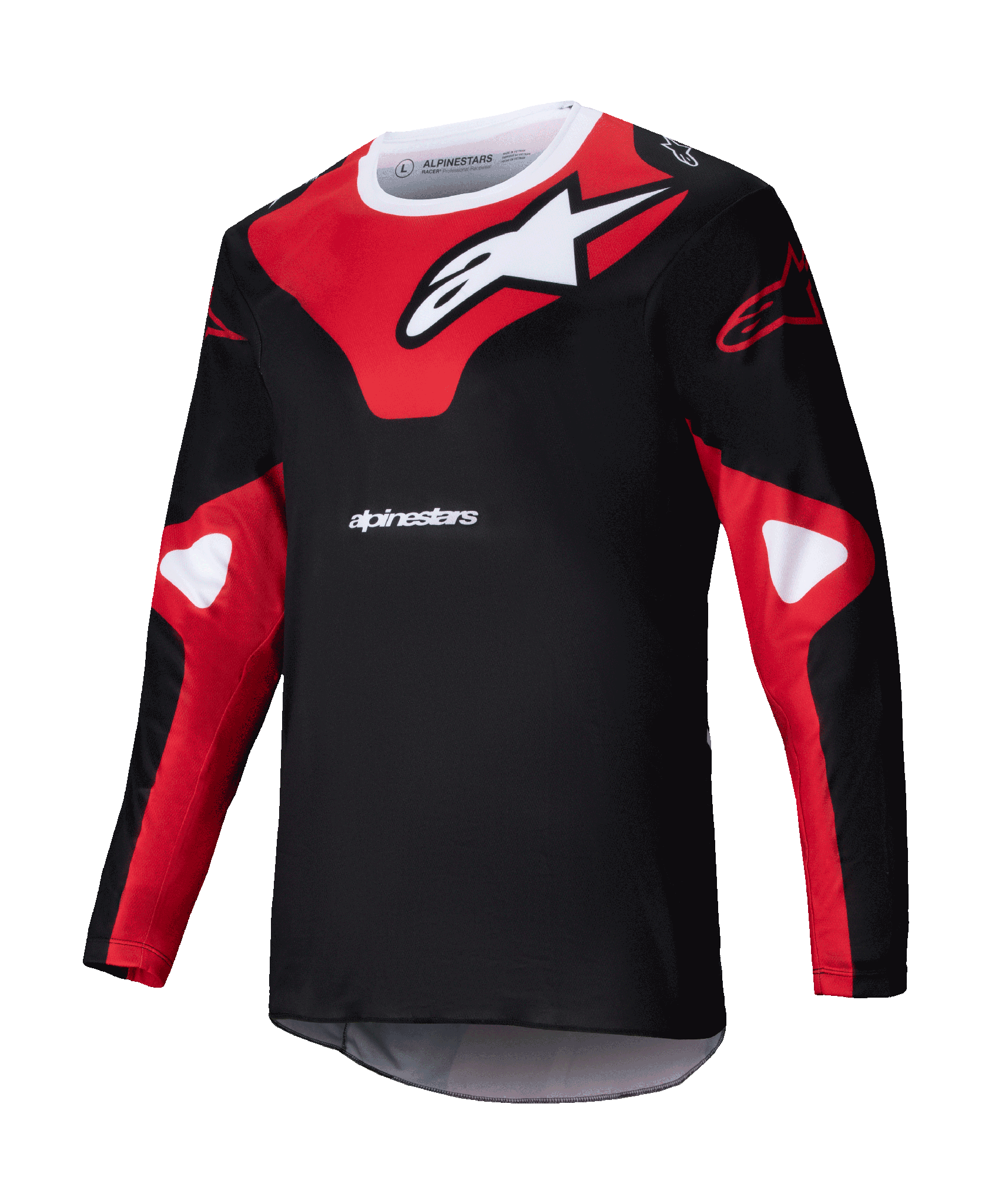 Alpinestars Motocross Jersey Racer Veil - Black / Red