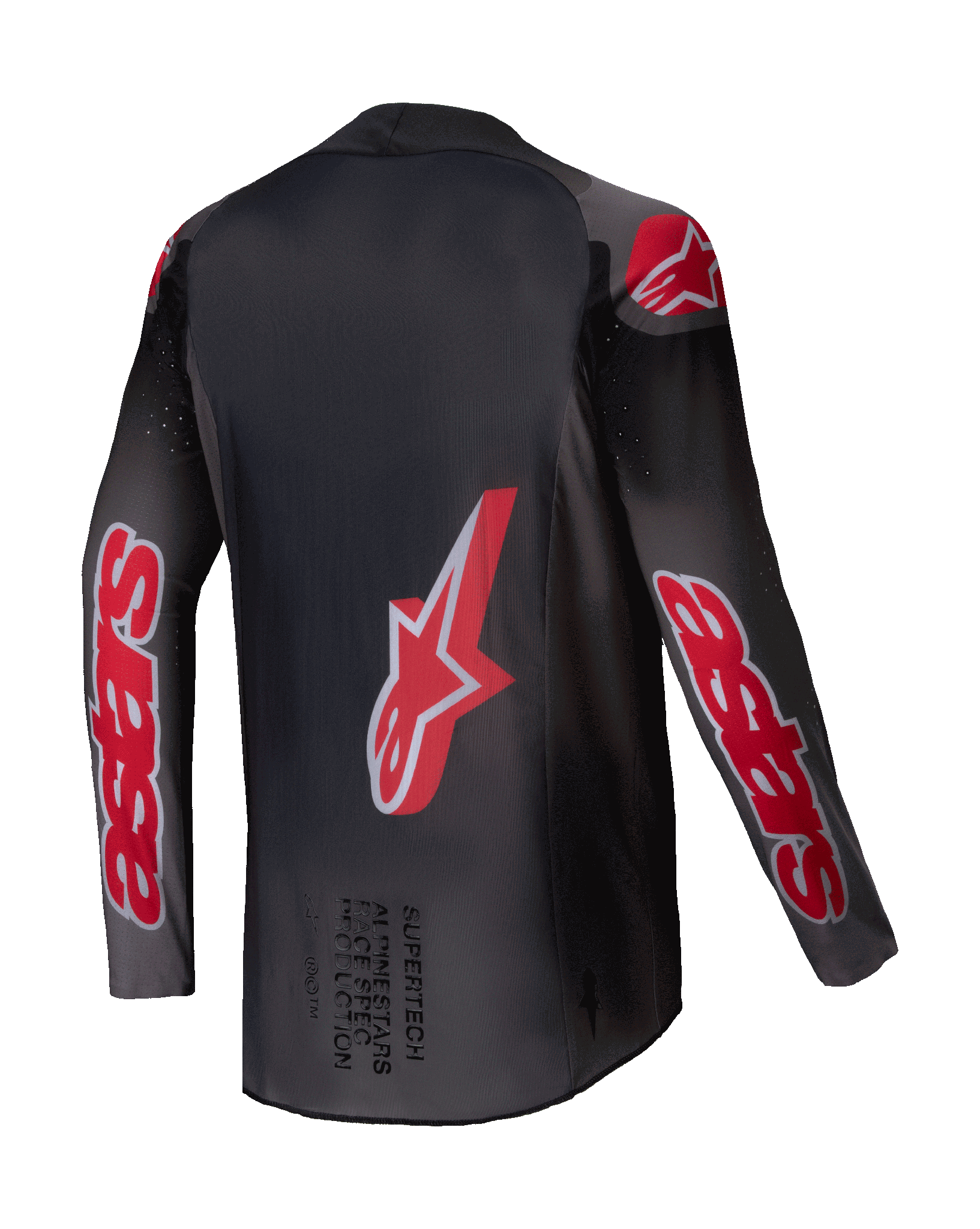 Alpinestars Motocross Jersey Supertech Lipan - Smoke / Red