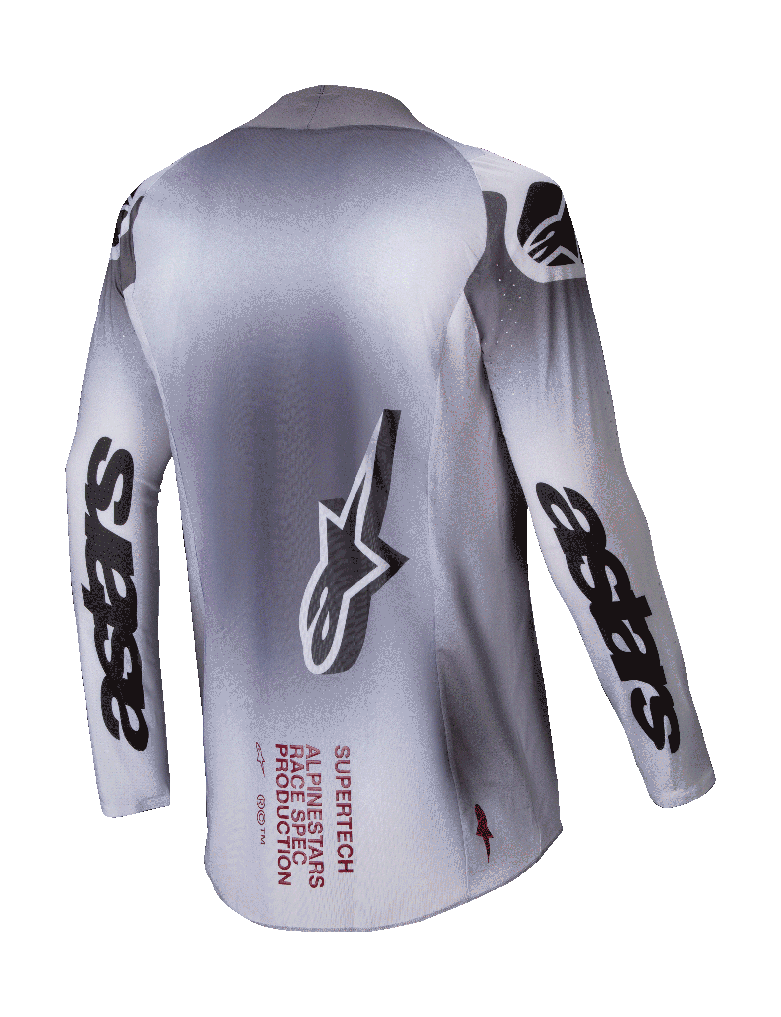 Alpinestars Motocross Jersey Supertech Maker - Silver / Black