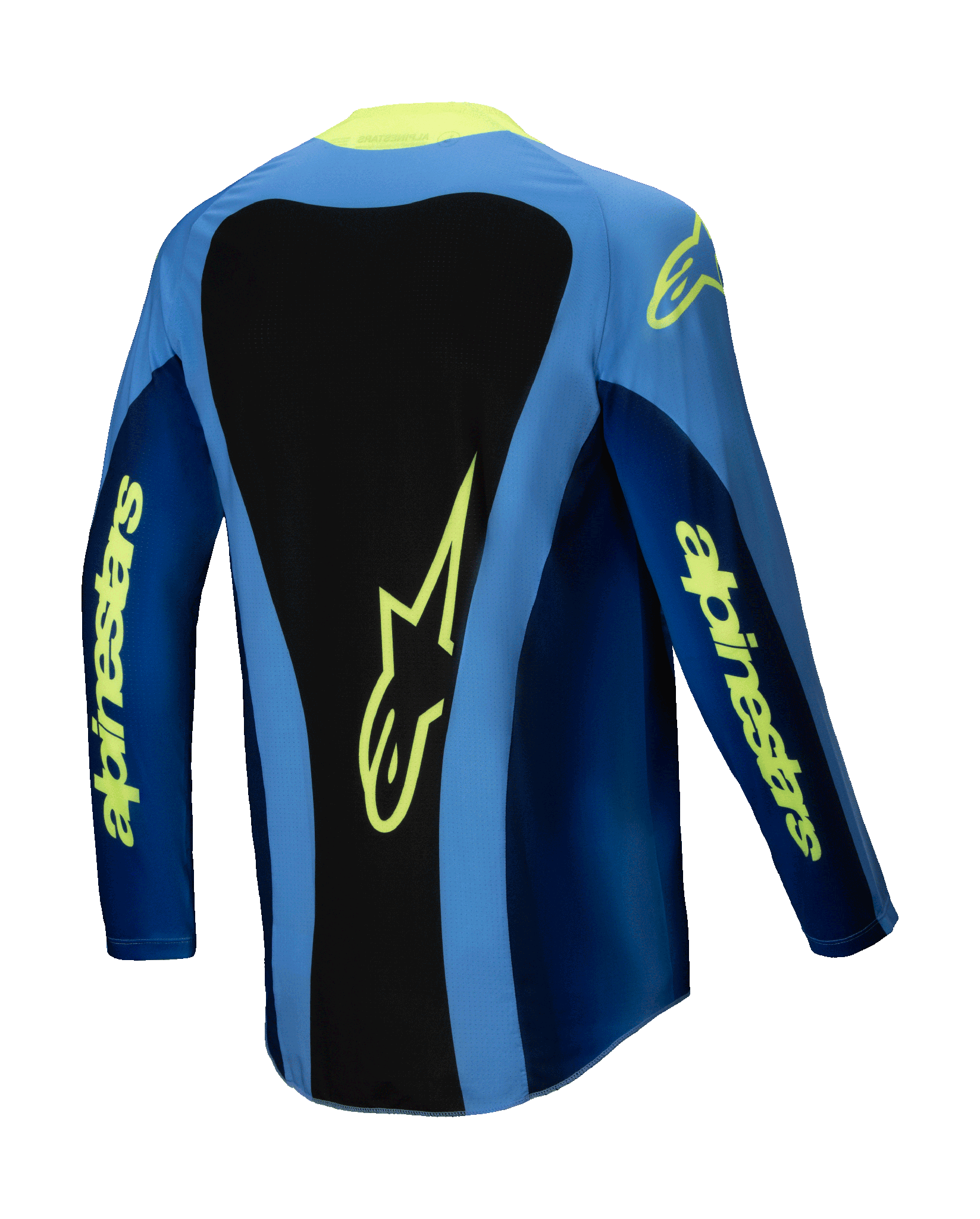 Alpinestars Motocross Jersey Techstar Melt - Fluo Yellow / Blue
